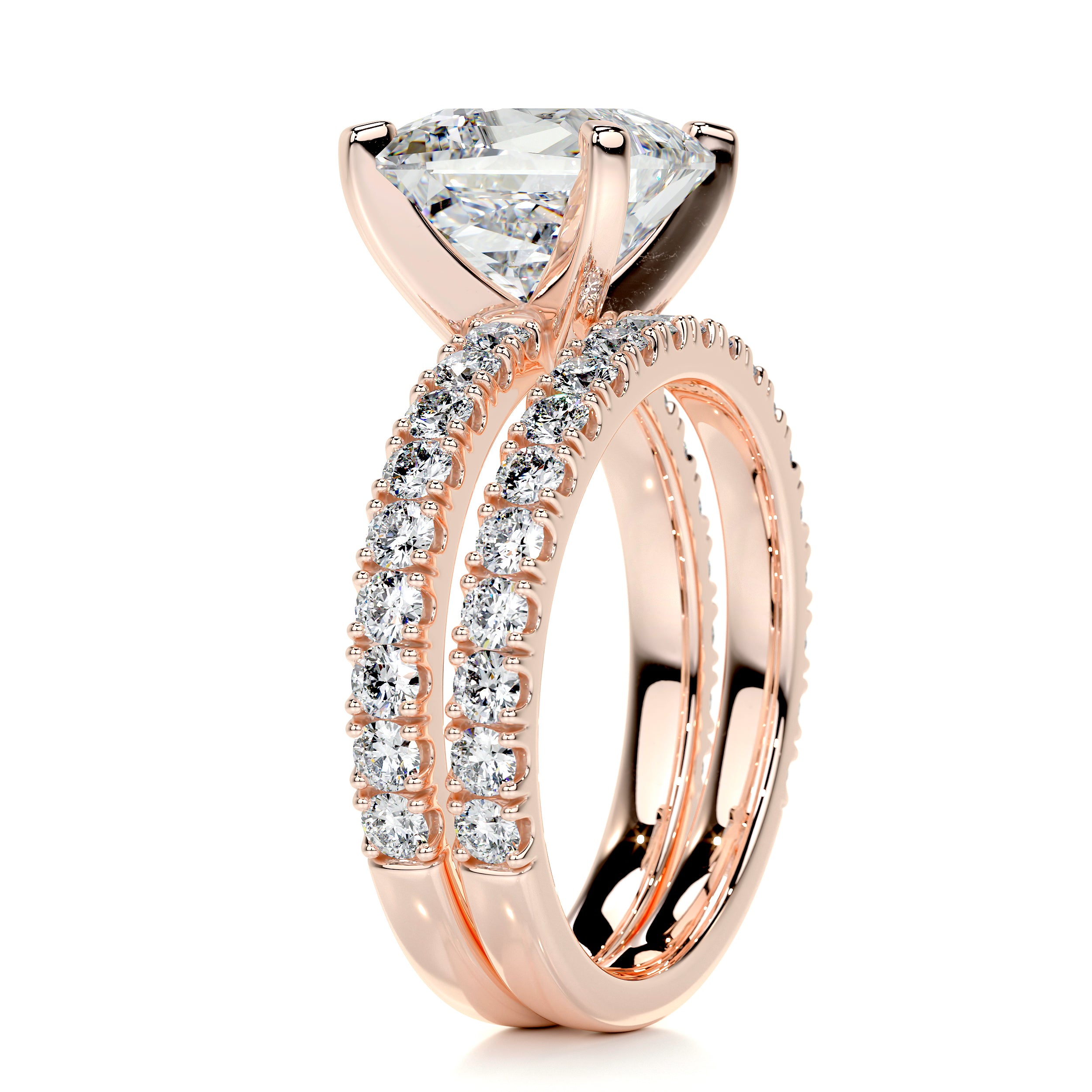 Blair Diamond Bridal Set -14K Rose Gold