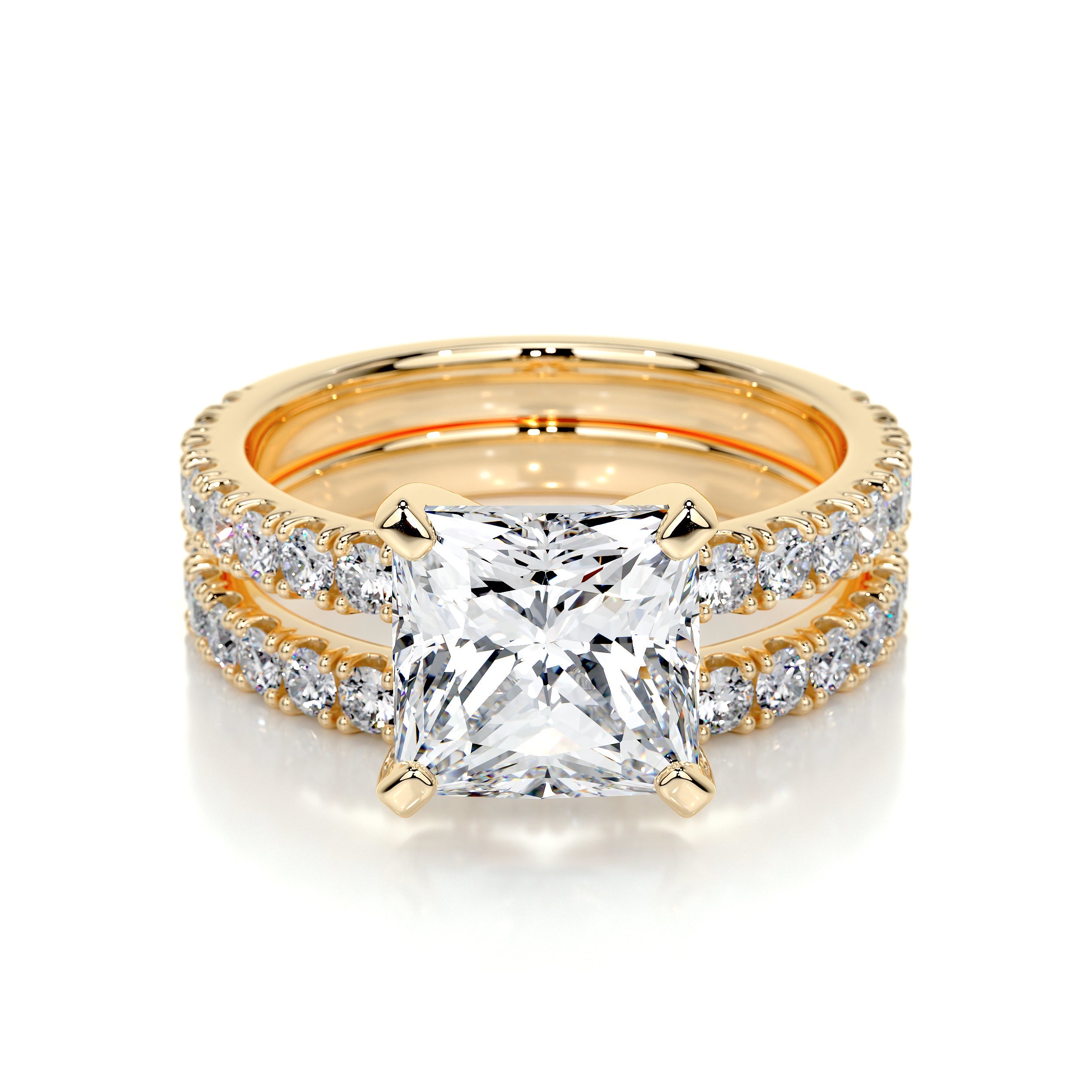 Blair Lab Grown Diamond Bridal Set   (3.00 Carat) -18K Yellow Gold