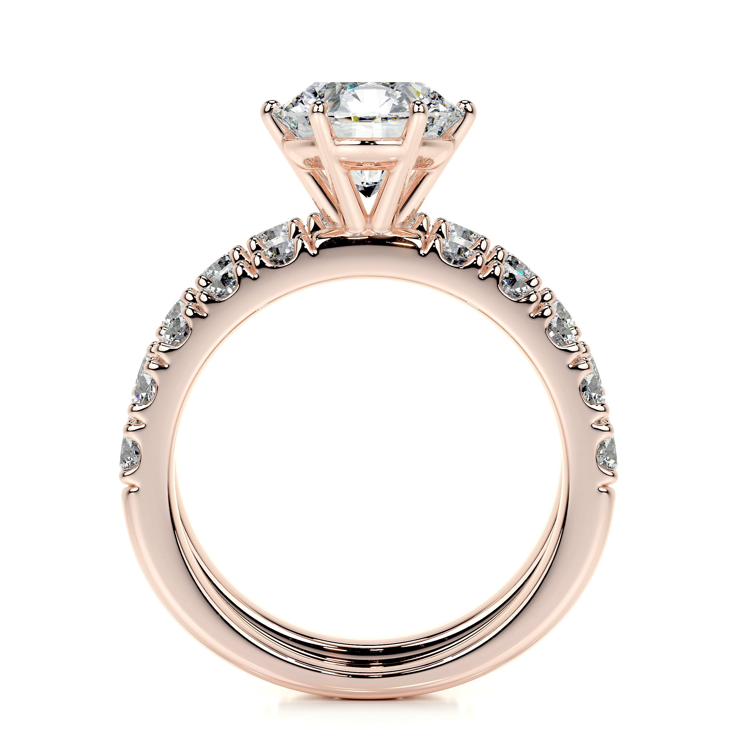 Destiny Lab Grown Diamond Bridal Set   (7.5 Carat) -14K Rose Gold