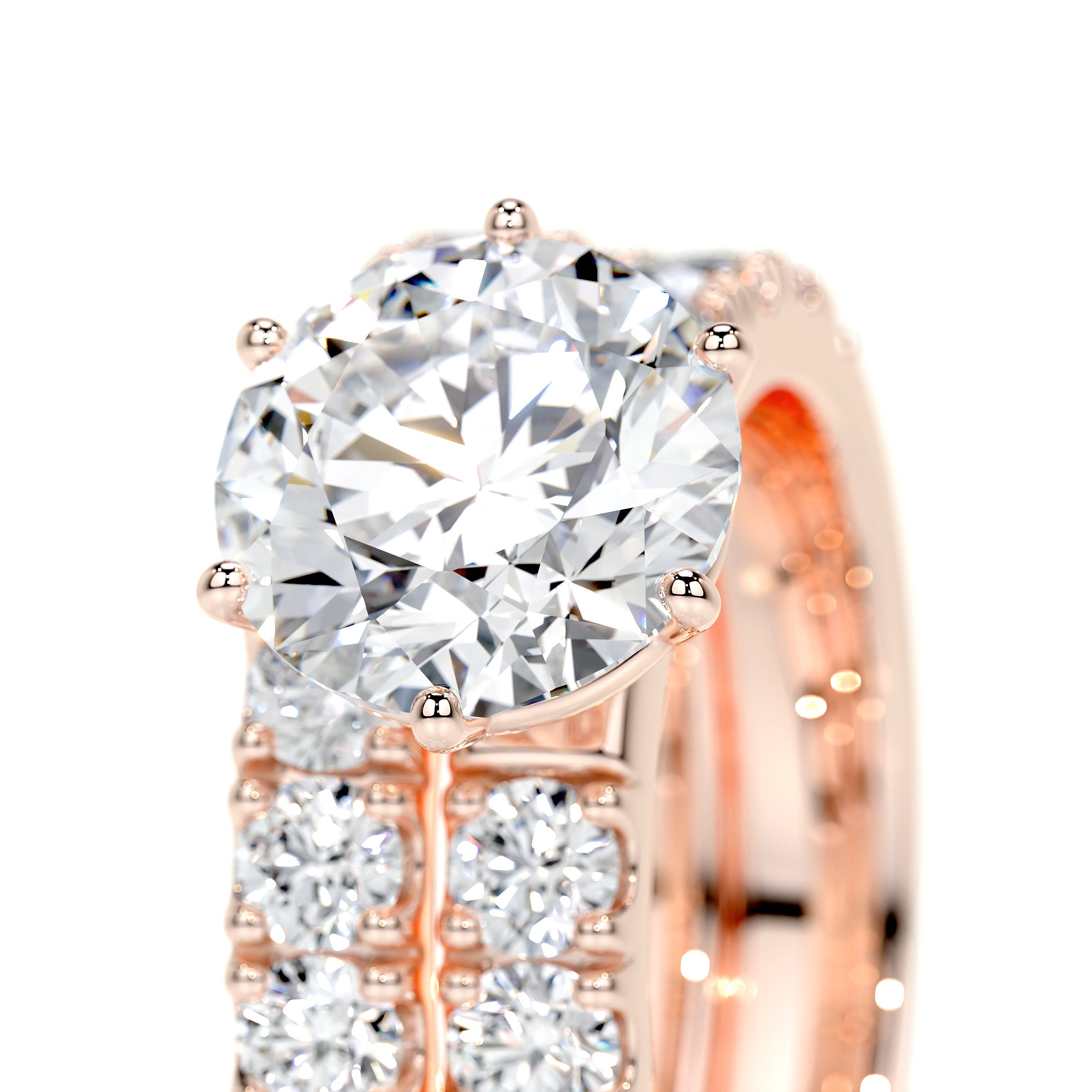 Destiny Lab Grown Diamond Bridal Set (7.5 Carat) -14K Rose Gold