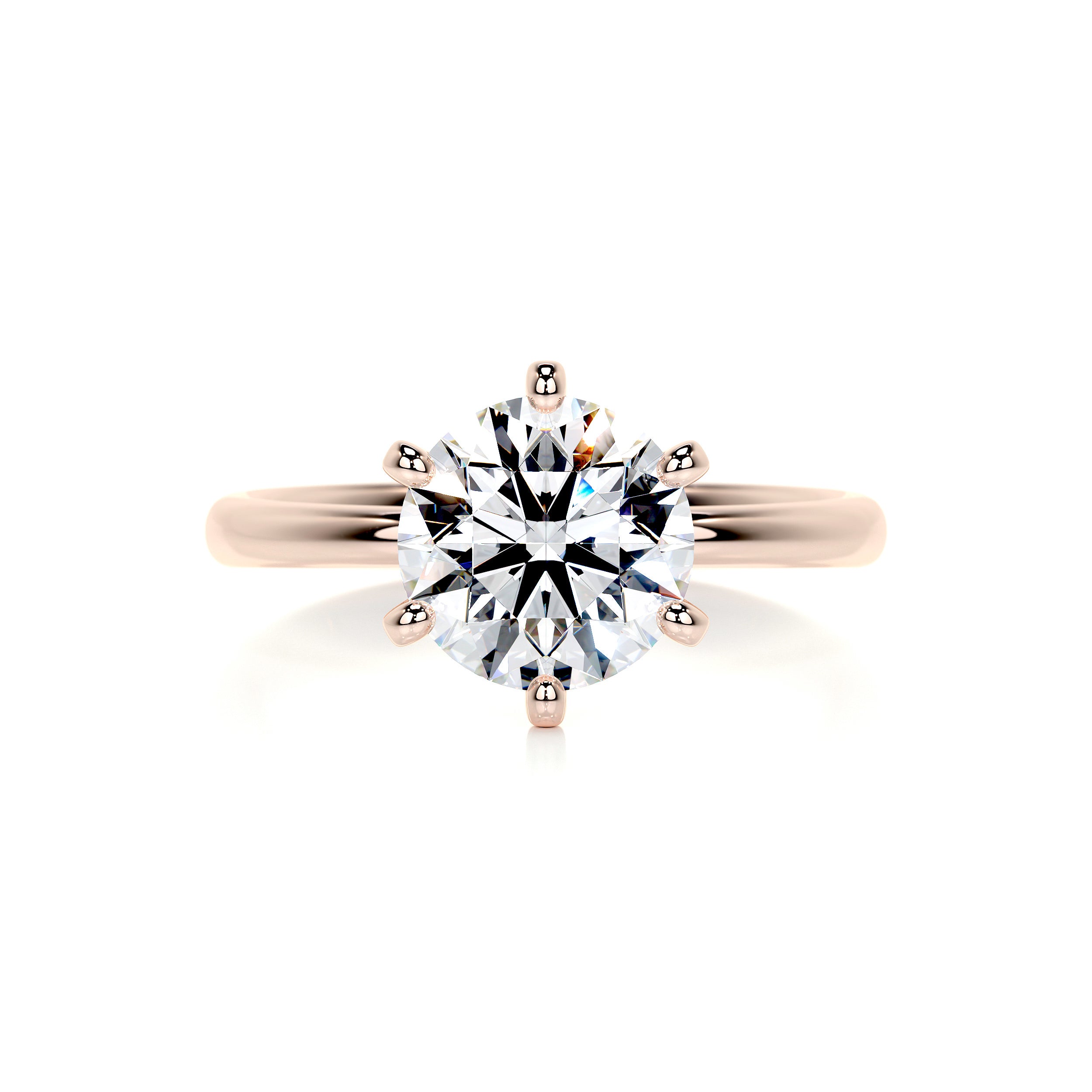 Samantha Diamond Engagement Ring -14K Rose Gold