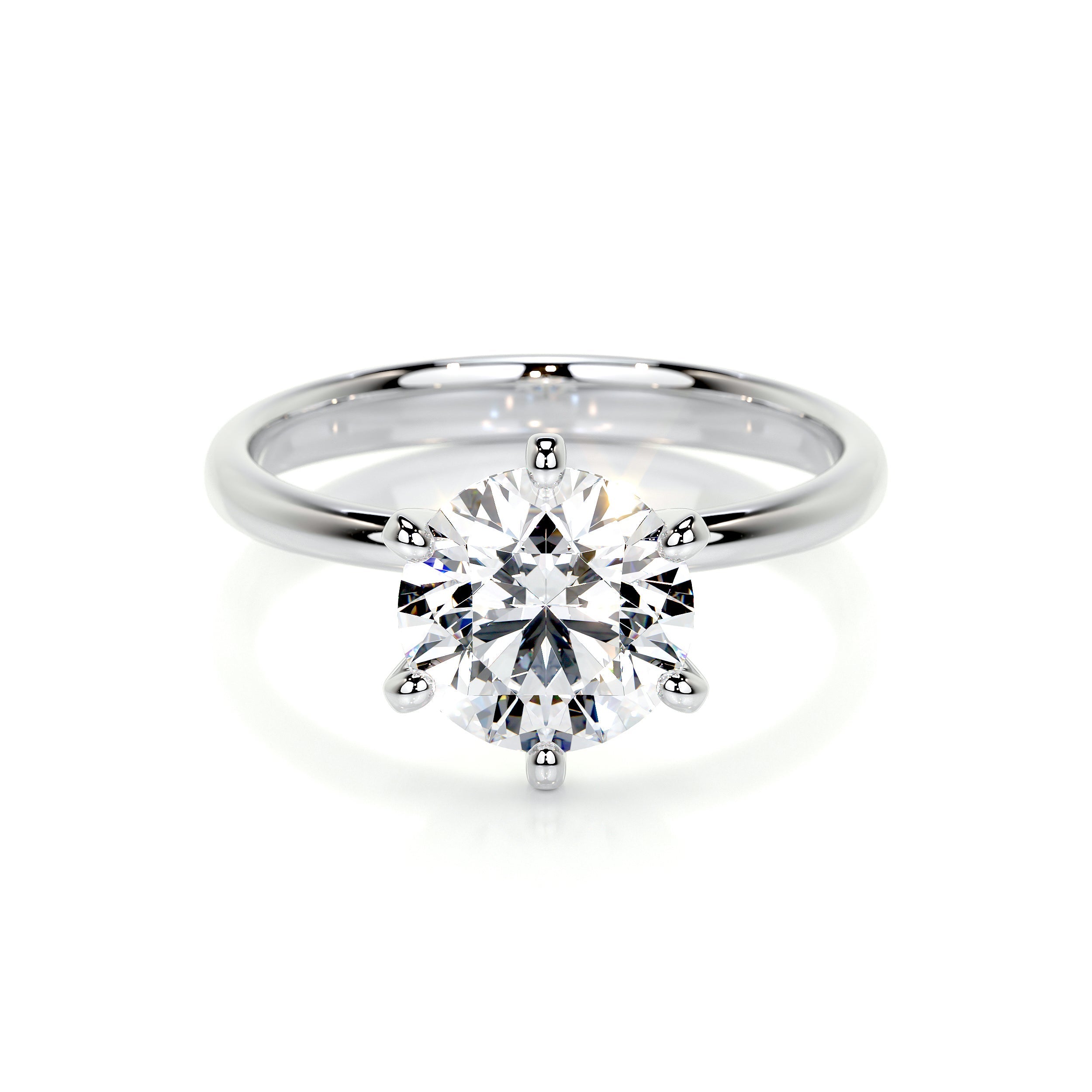 Samantha Lab Grown Diamond Ring -14K White Gold