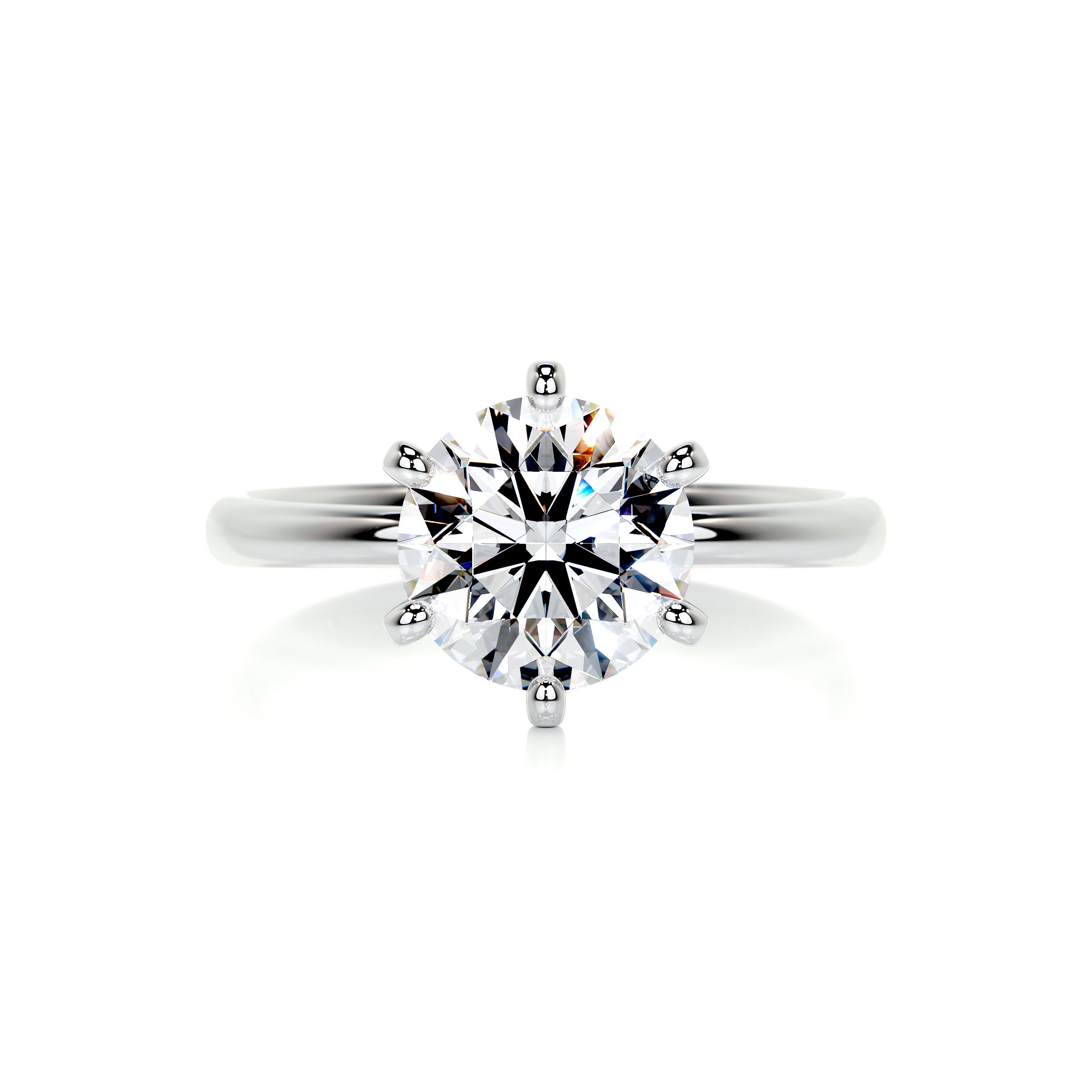 Samantha Diamond Engagement Ring -14K White Gold