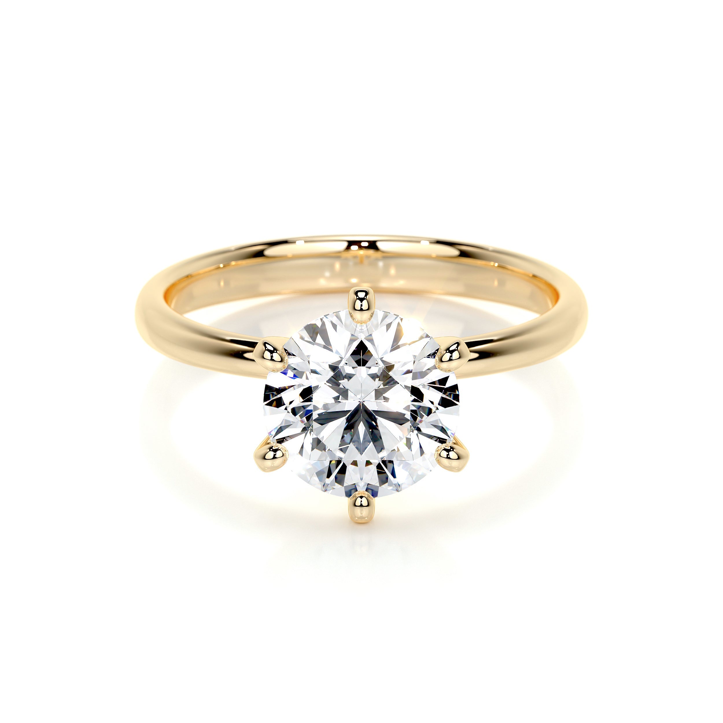 Samantha Lab Grown Diamond Ring -18K Yellow Gold