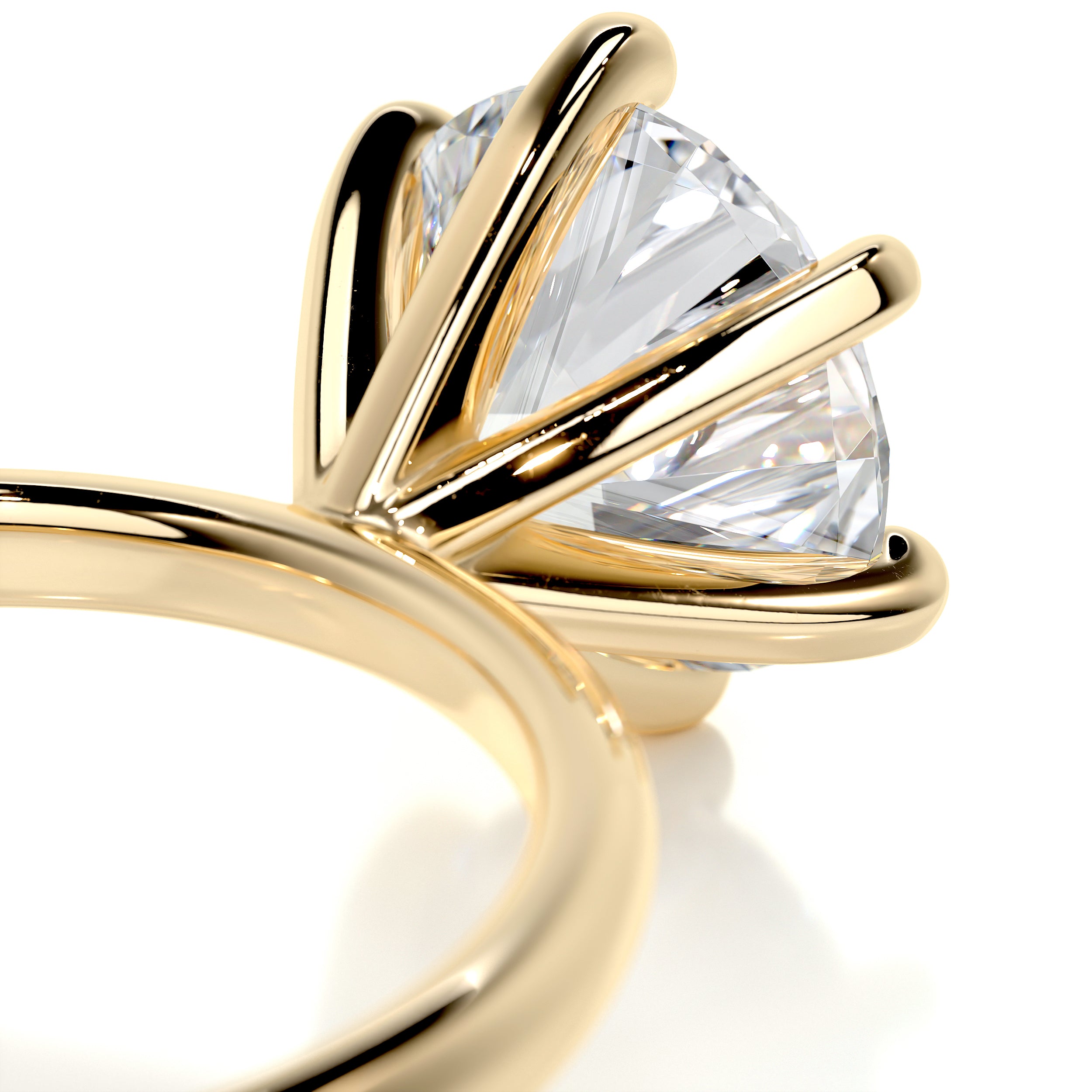 Samantha Diamond Engagement Ring -18K Yellow Gold