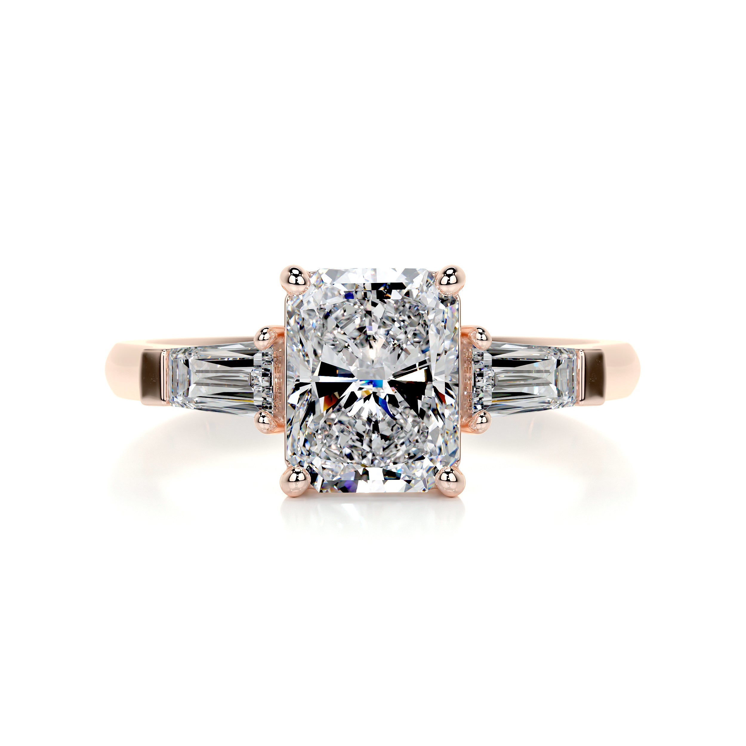 Skylar Diamond Engagement Ring -14K Rose Gold