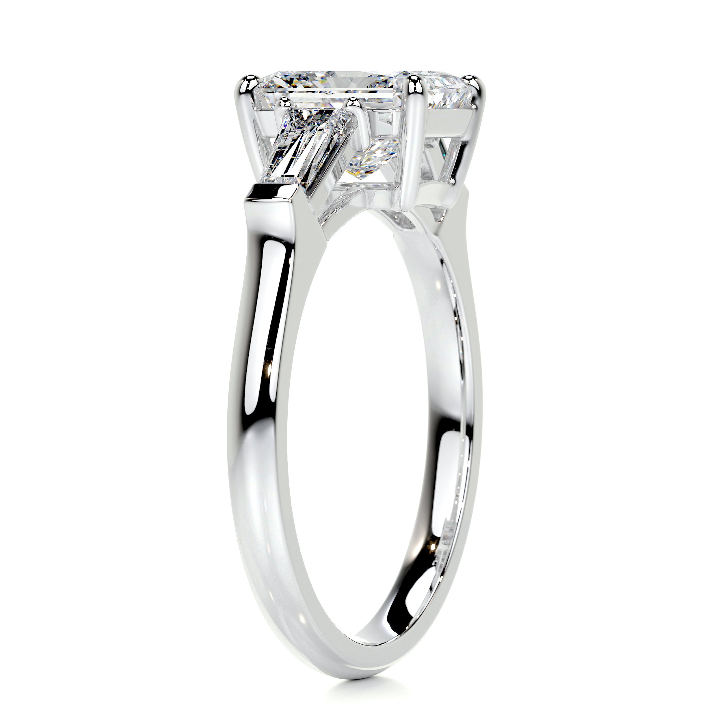 Skylar Diamond Engagement Ring -14K White Gold