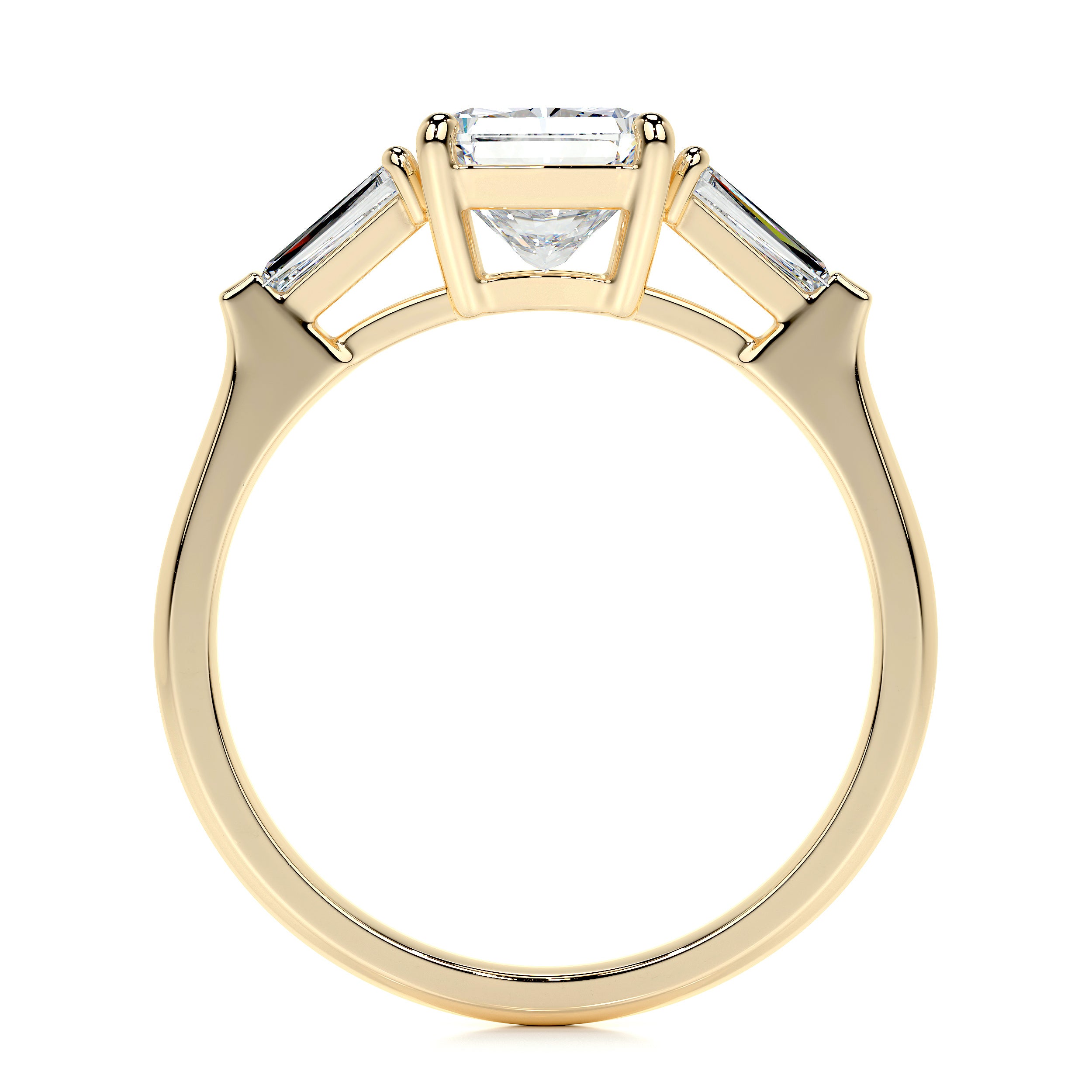 Skylar Lab Grown Diamond Ring -18K Yellow Gold