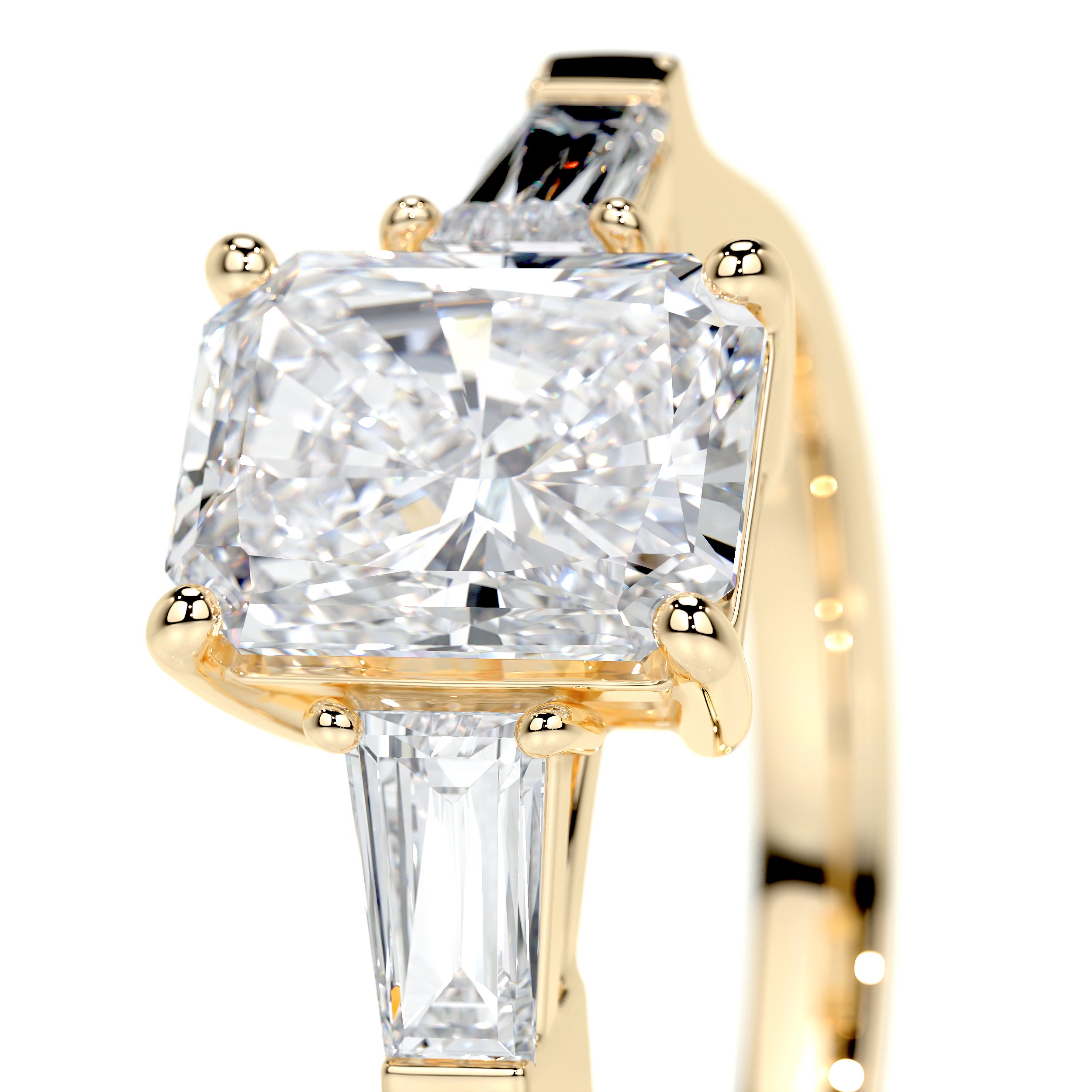 Skylar Lab Grown Diamond Ring -18K Yellow Gold