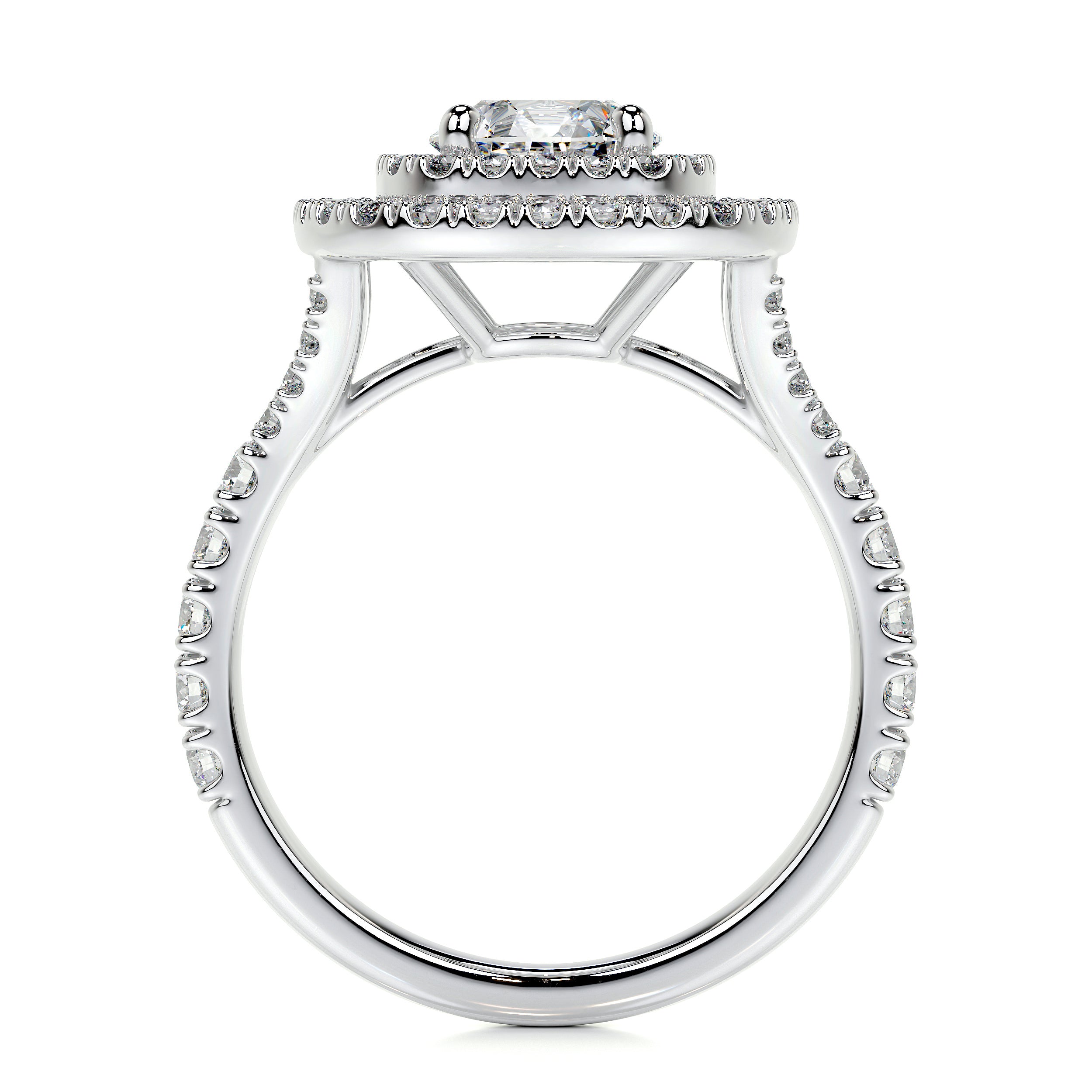 Natalie Lab Grown Diamond Ring -14K White Gold