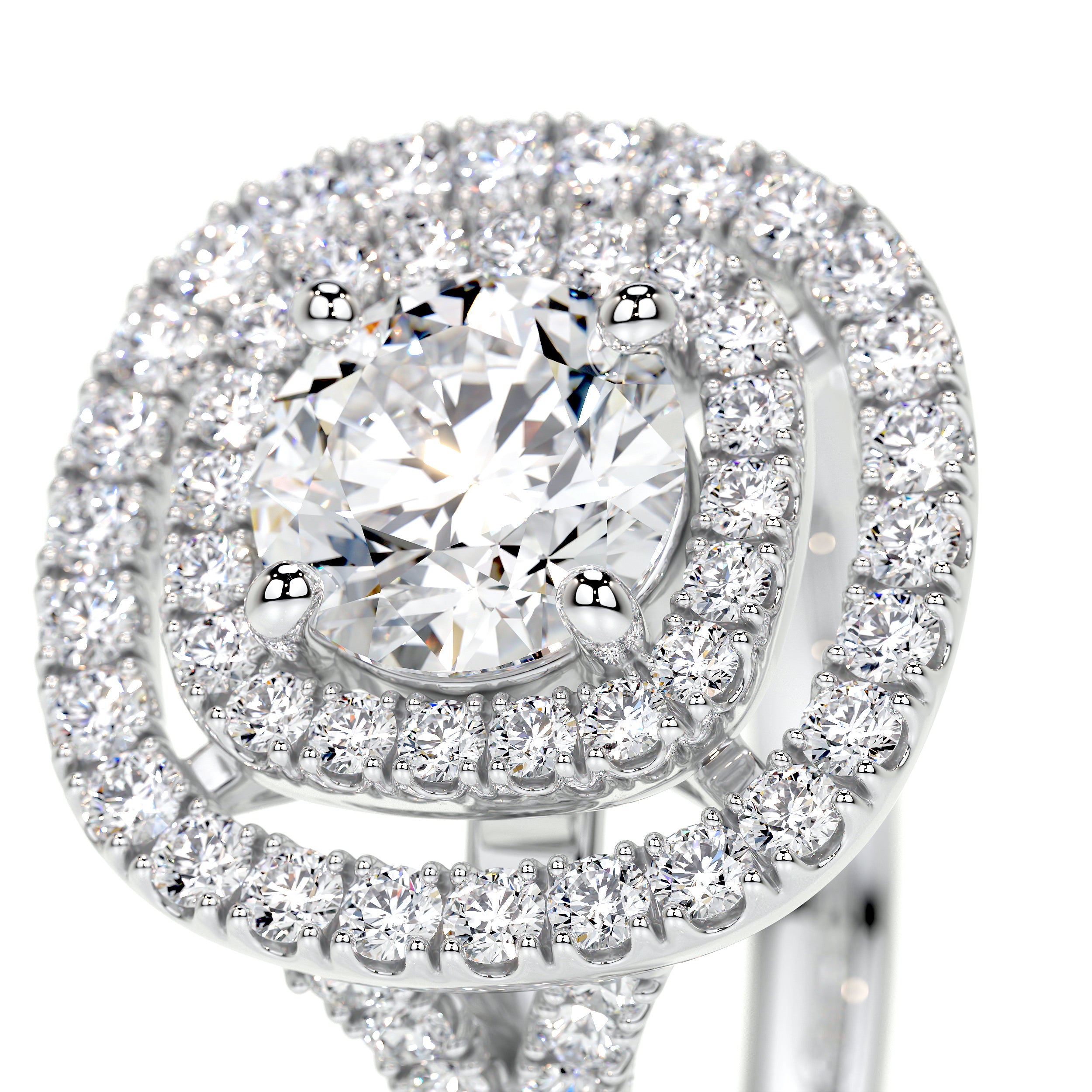 Natalie Lab Grown Diamond Ring -14K White Gold