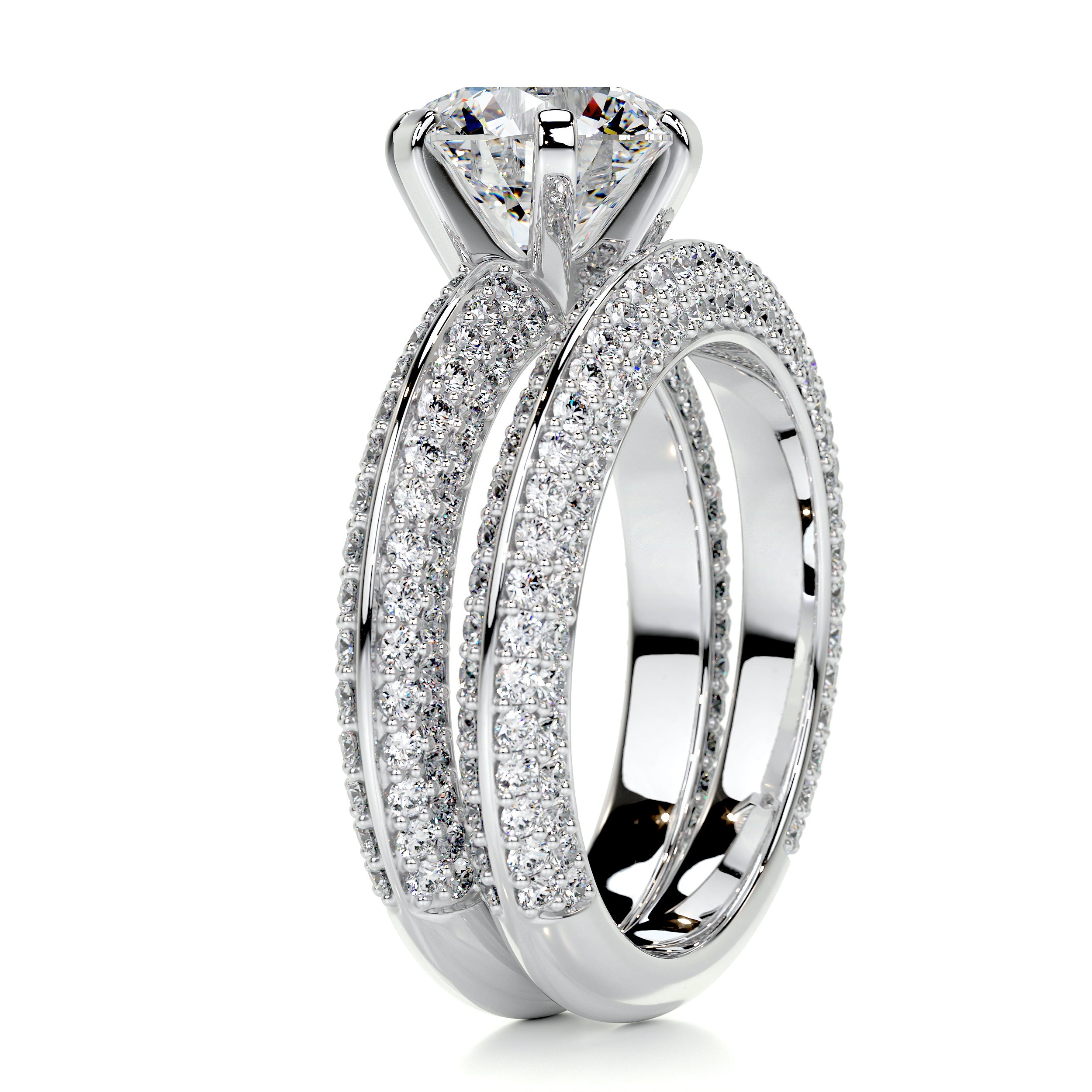 Haven Diamond Bridal Set -14K White Gold