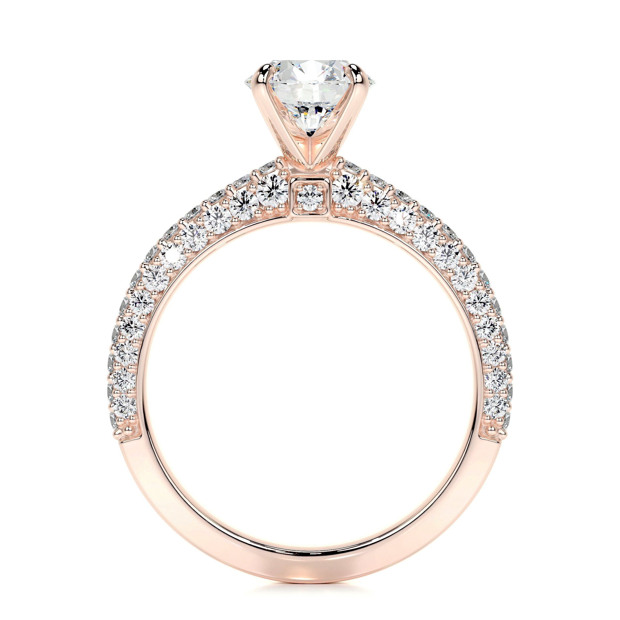 Lillian Lab Grown Diamond Ring (1.5 Carat) -14K Rose Gold