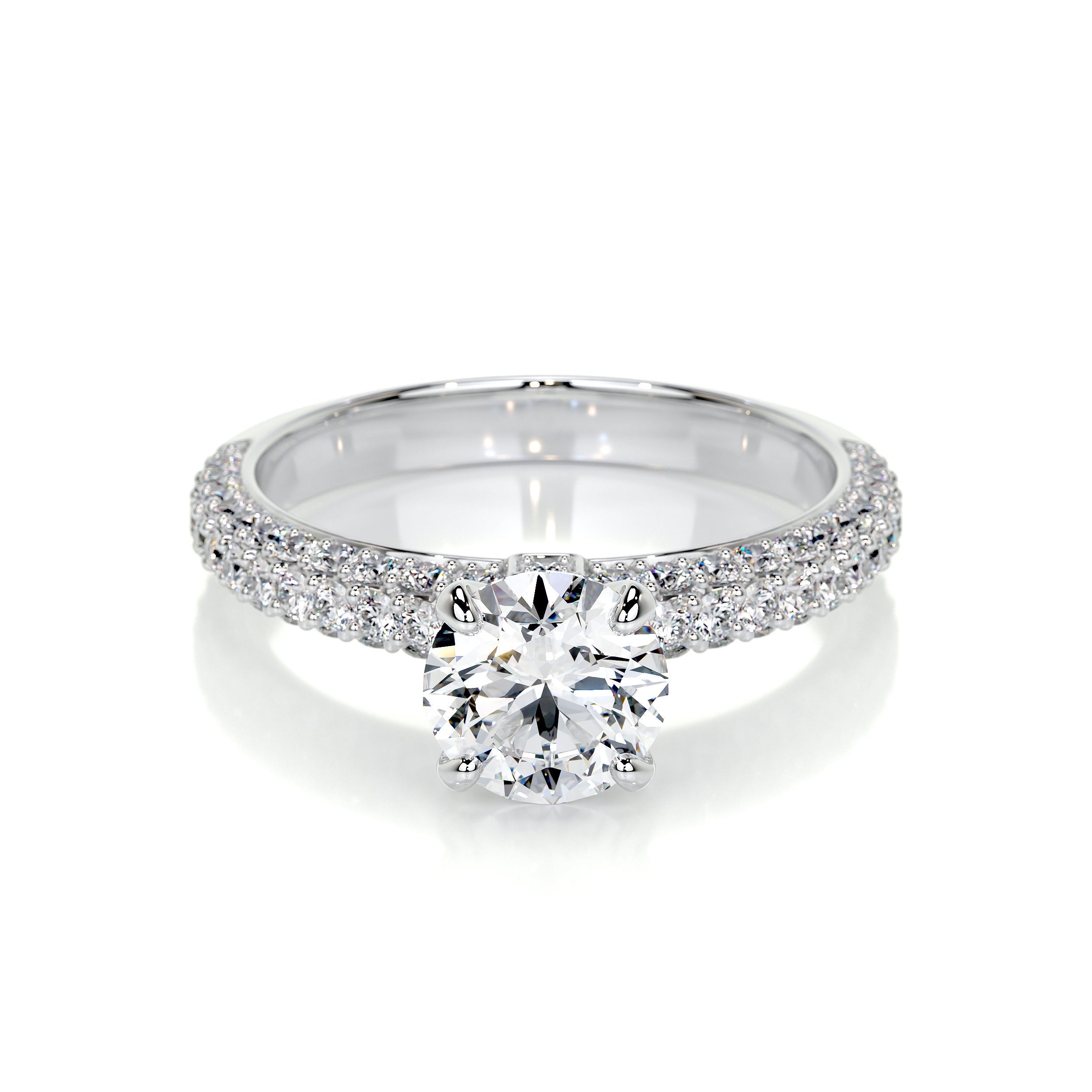Lillian Lab Grown Diamond Ring   (1.5 Carat) -14K White Gold