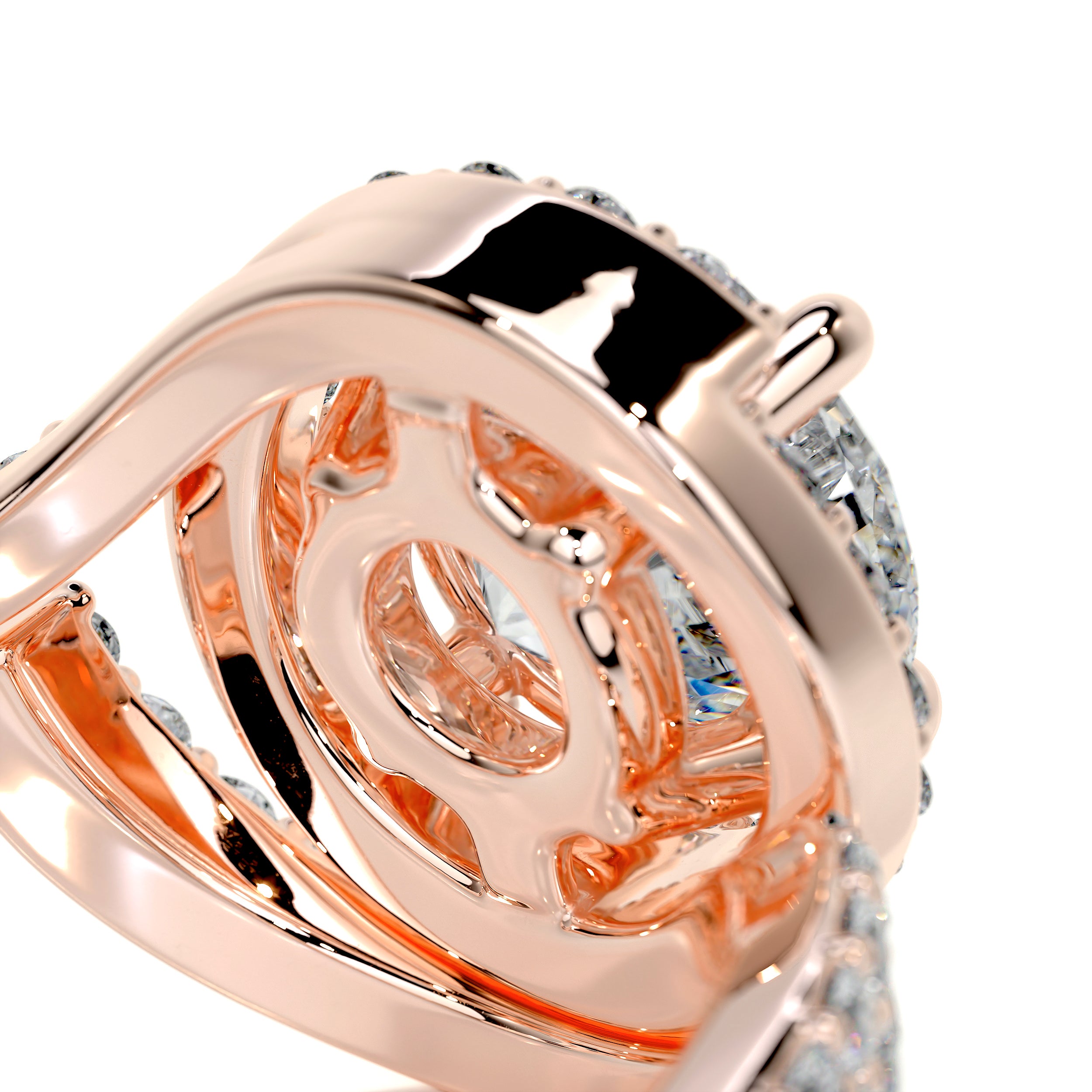 Stella Diamond Bridal Set -14K Rose Gold