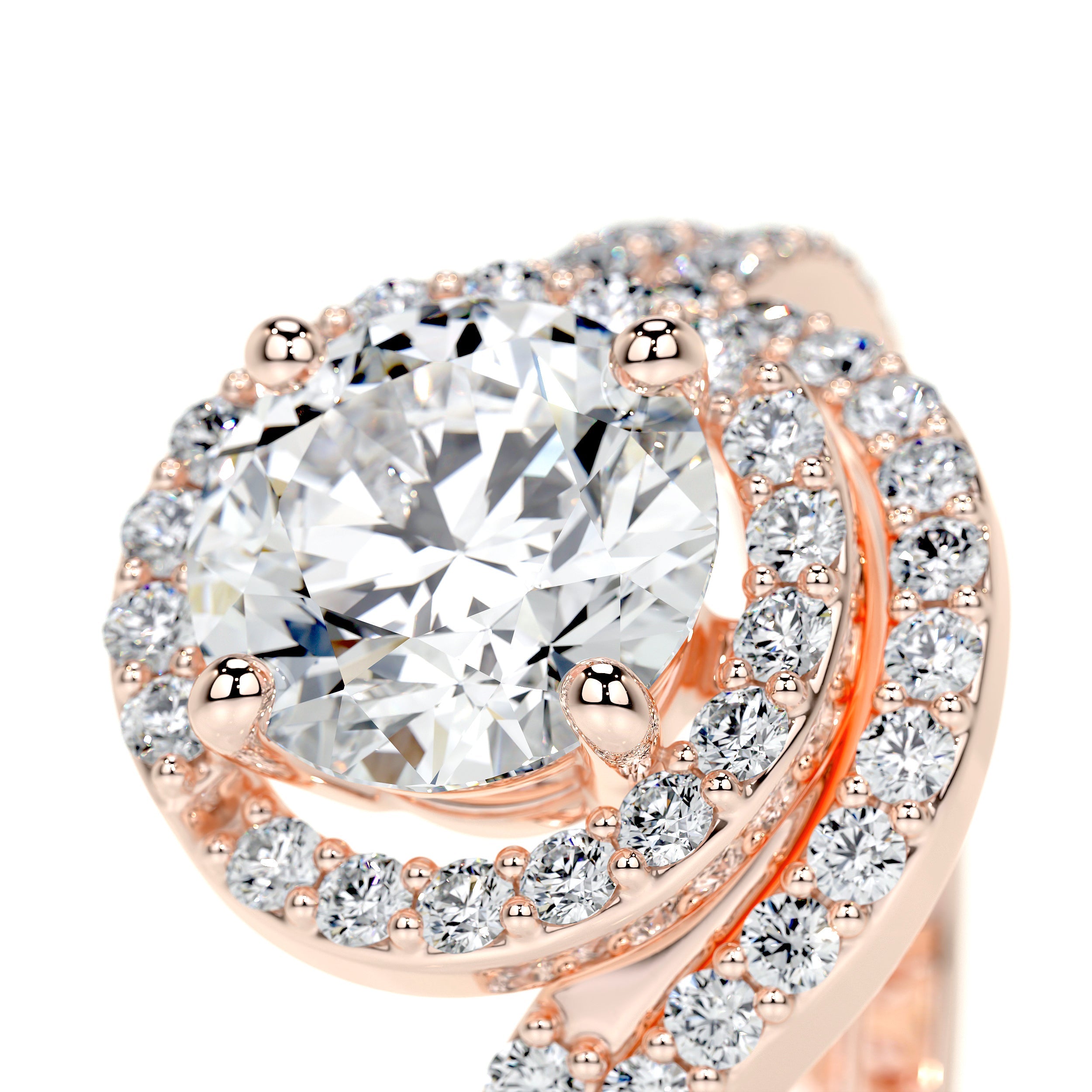Stella Lab Grown Diamond Bridal Set -14K Rose Gold
