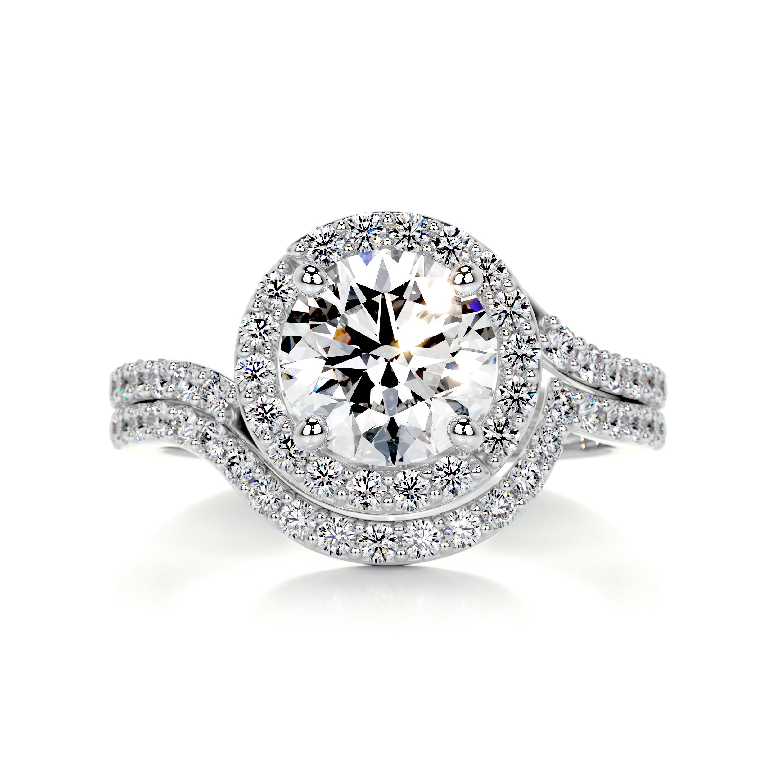Stella Diamond Bridal Set -18K White Gold