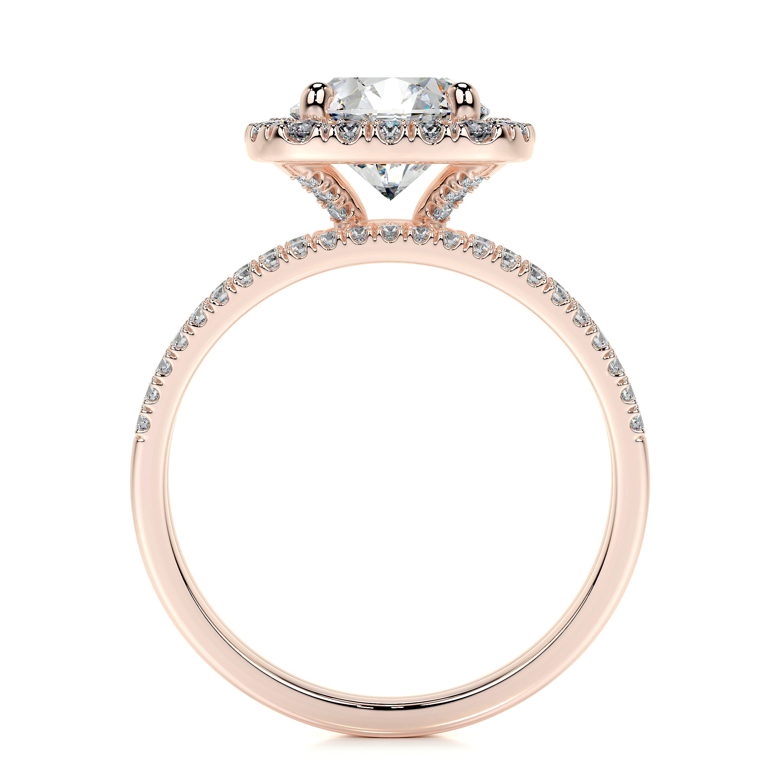 Catalina Lab Grown Diamond Bridal Set (2.6 Carat) -14K Rose Gold