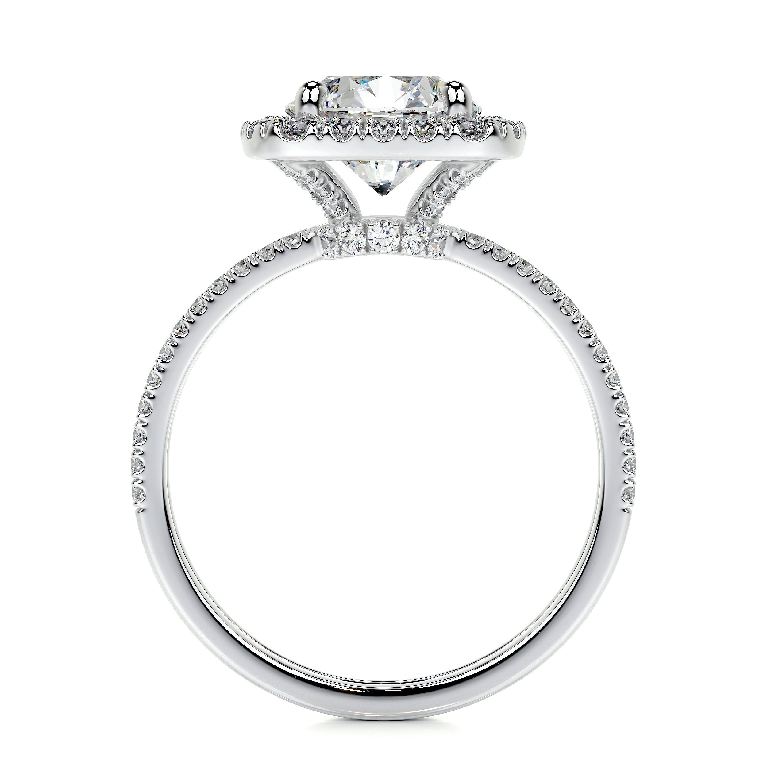 Catalina Lab Grown Diamond Bridal Set   (2.6 Carat) -14K White Gold