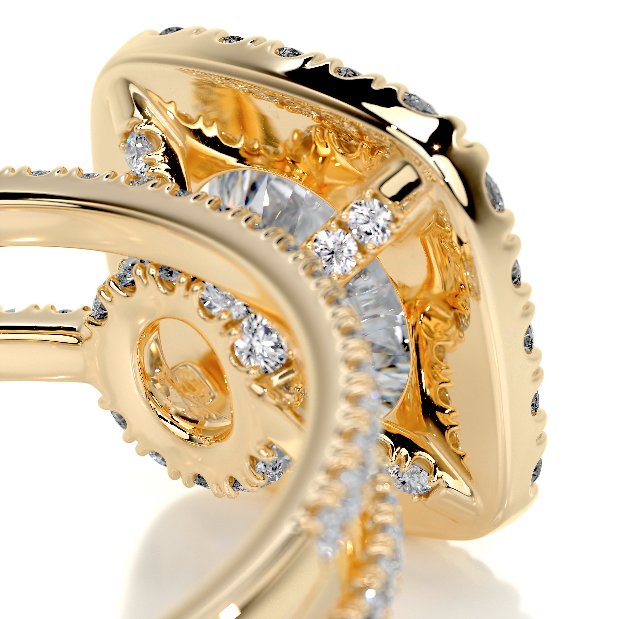 Catalina Diamond Bridal Set -18K Yellow Gold