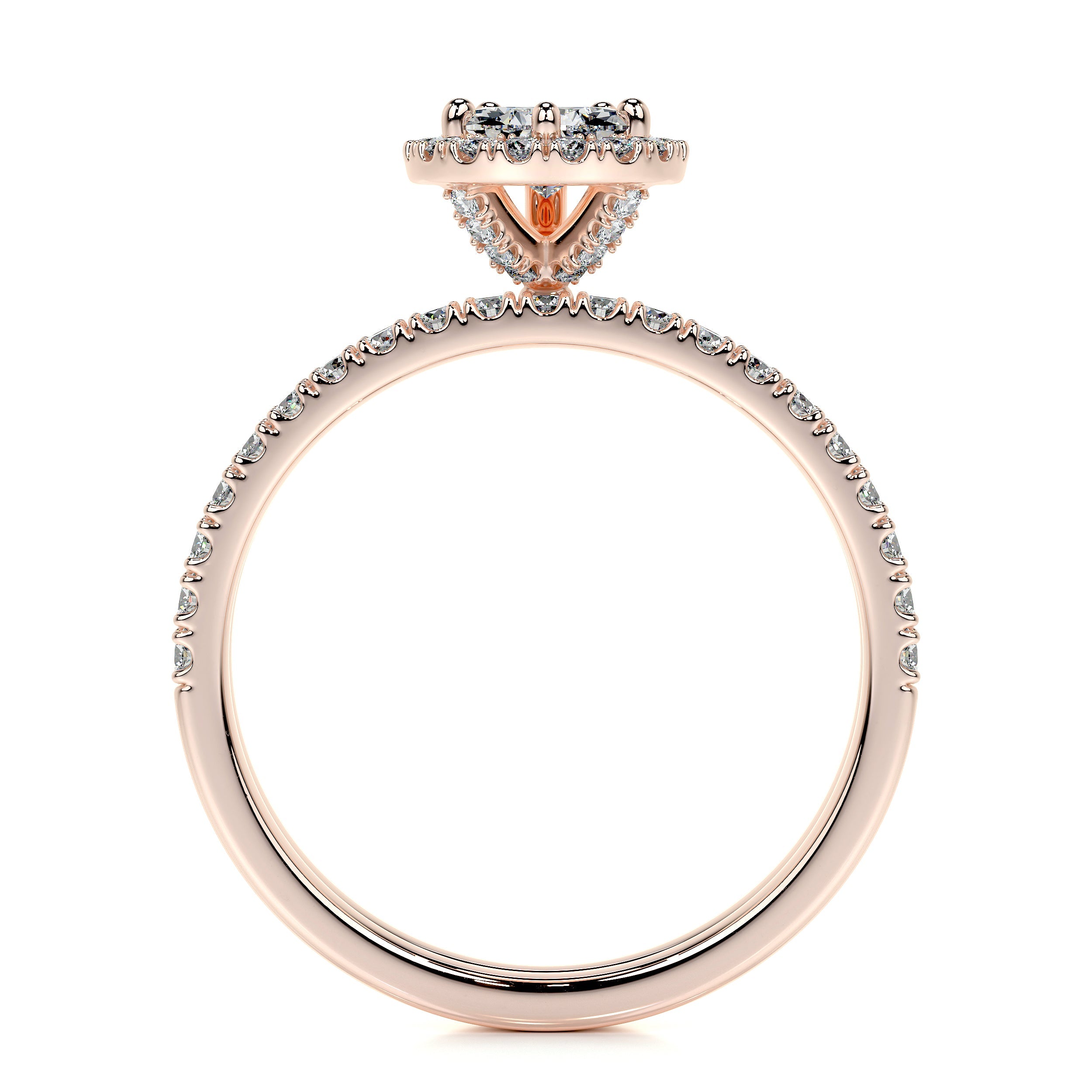 Juniper Lab Grown Diamond Bridal Set (1.65 Carat) -14K Rose Gold