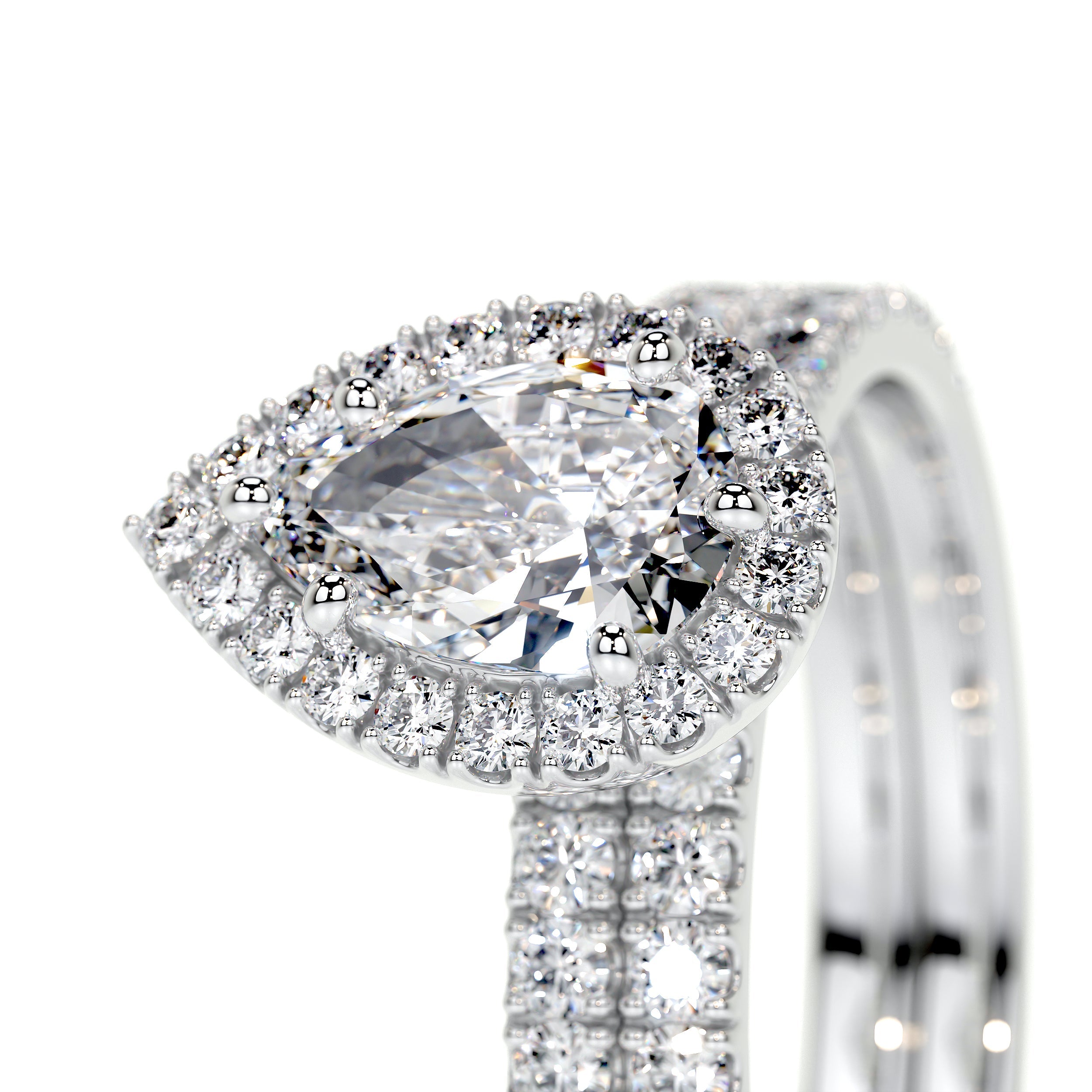 Juniper Lab Grown Diamond Bridal Set   (1.65 Carat) -18K White Gold