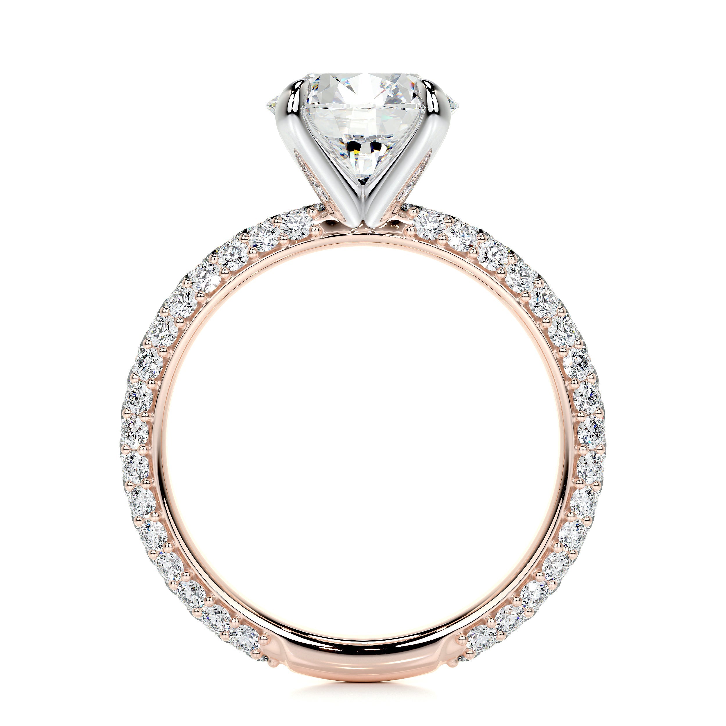 Charlotte Lab Grown Diamond Ring (2.5 Carat) -14K Rose Gold