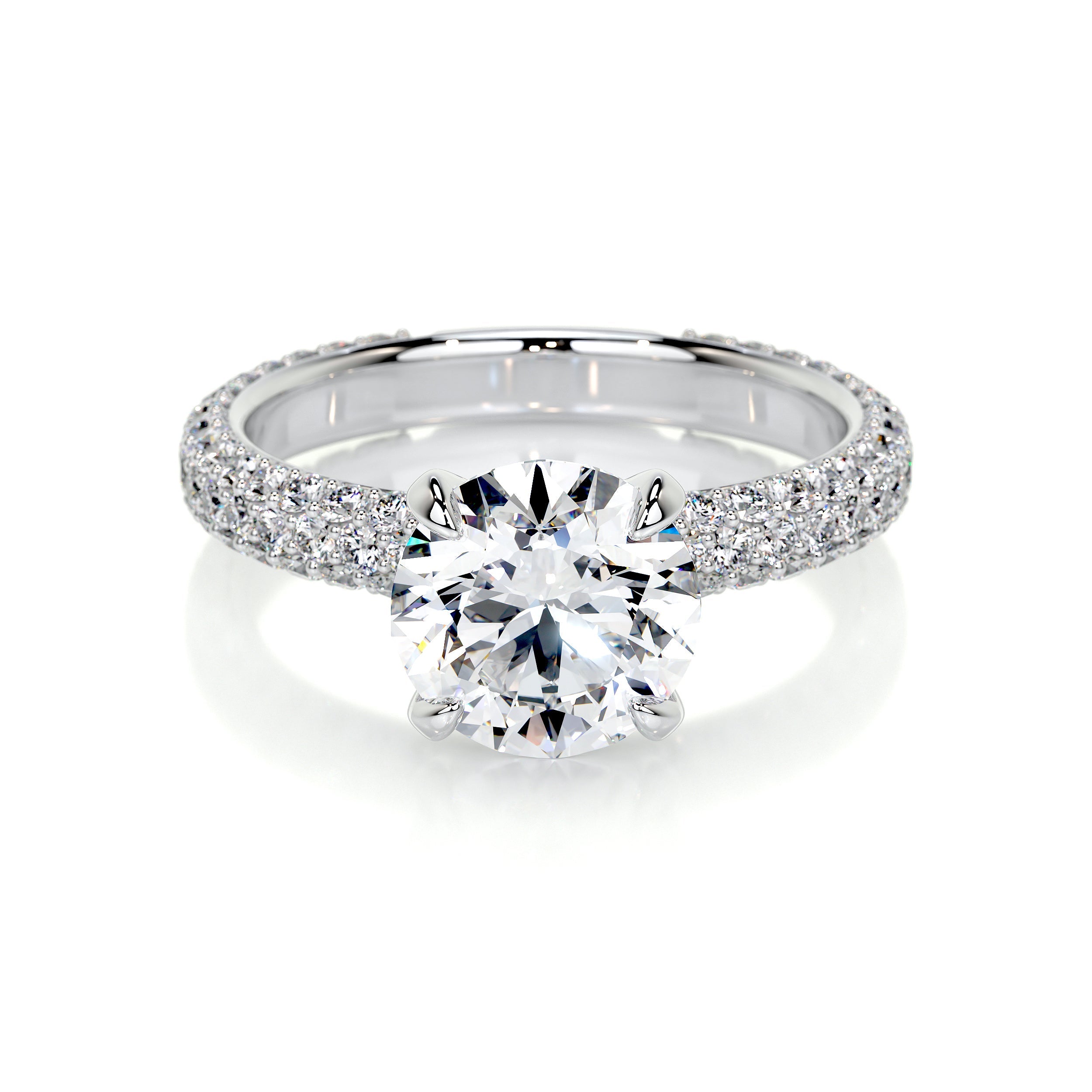 Charlotte Lab Grown Diamond Ring   (2.5 Carat) -14K White Gold