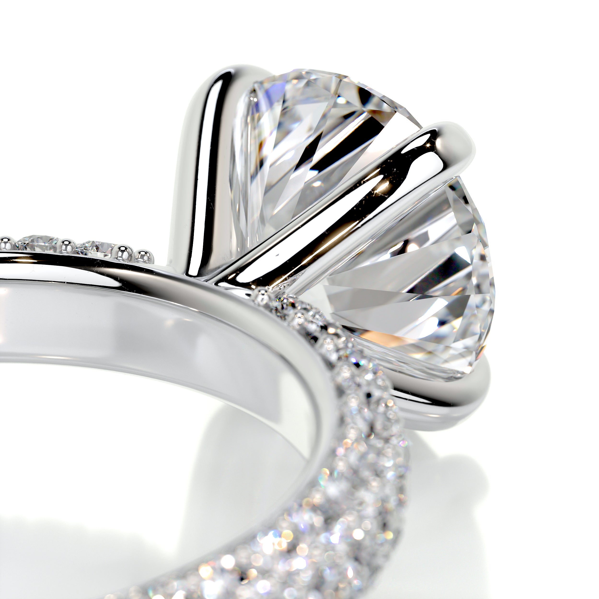 Charlotte Diamond Engagement Ring -Platinum