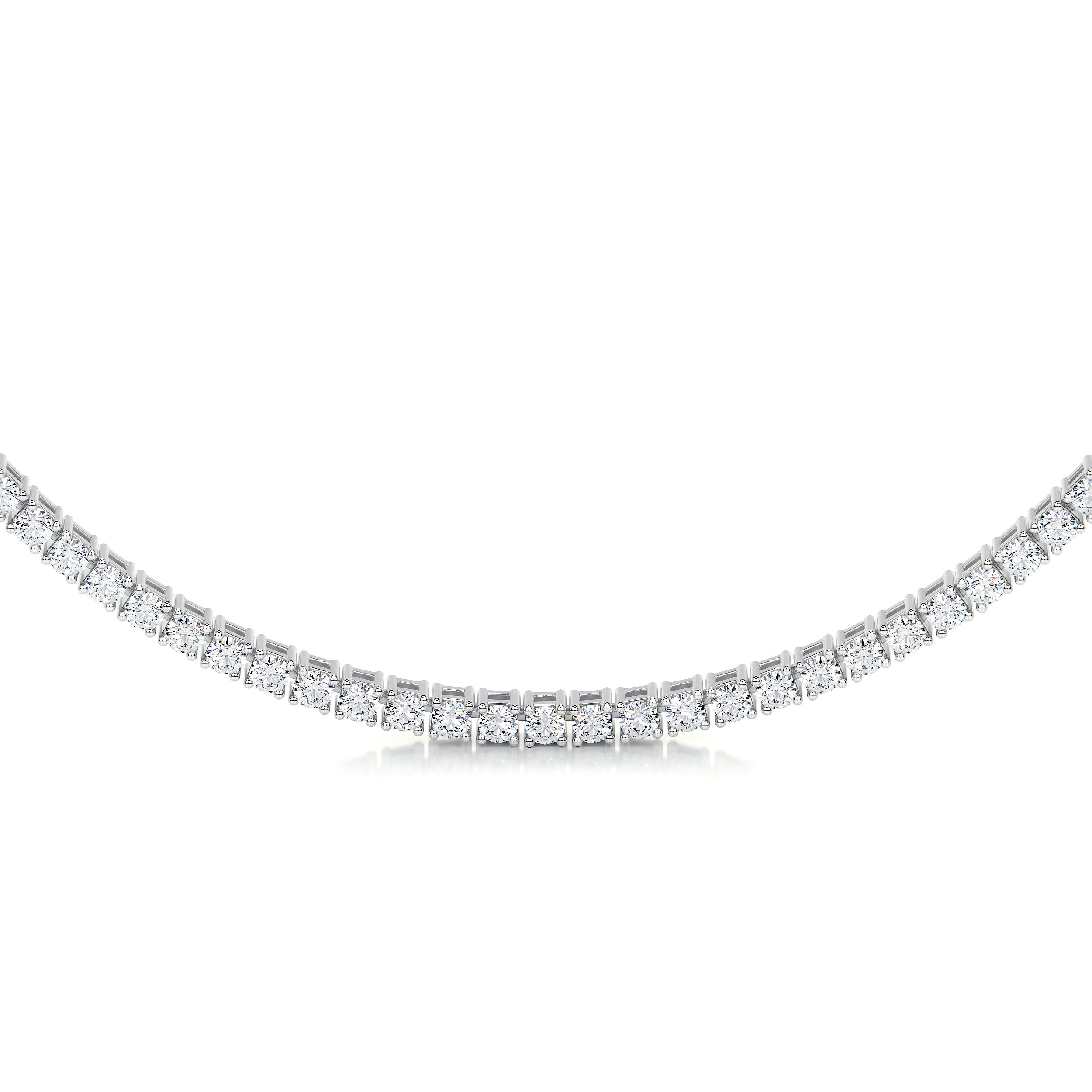 Callie Lab Grown Diamond Tennis Collier   (6.00 Carat) -14K White Gold