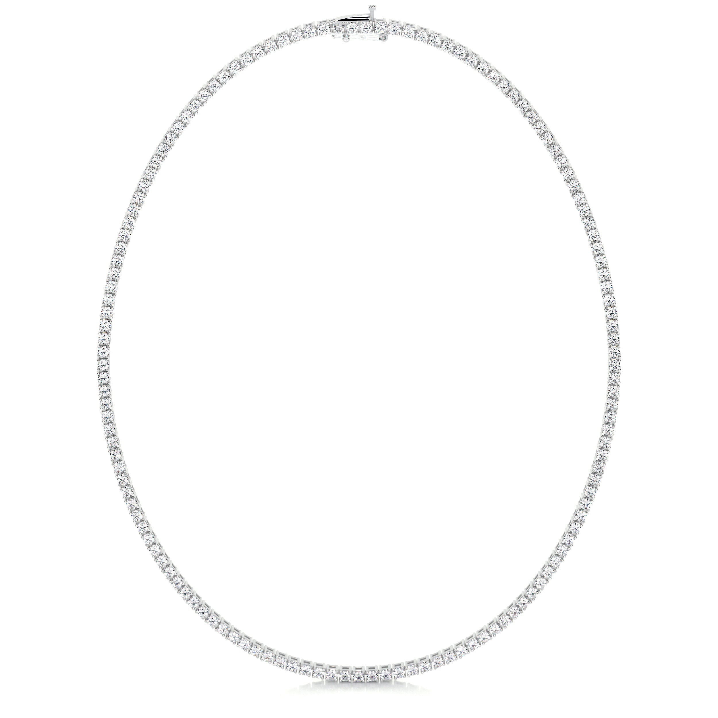 Callie Lab Grown Diamond Tennis Collier (6.00 Carat) -14K White Gold