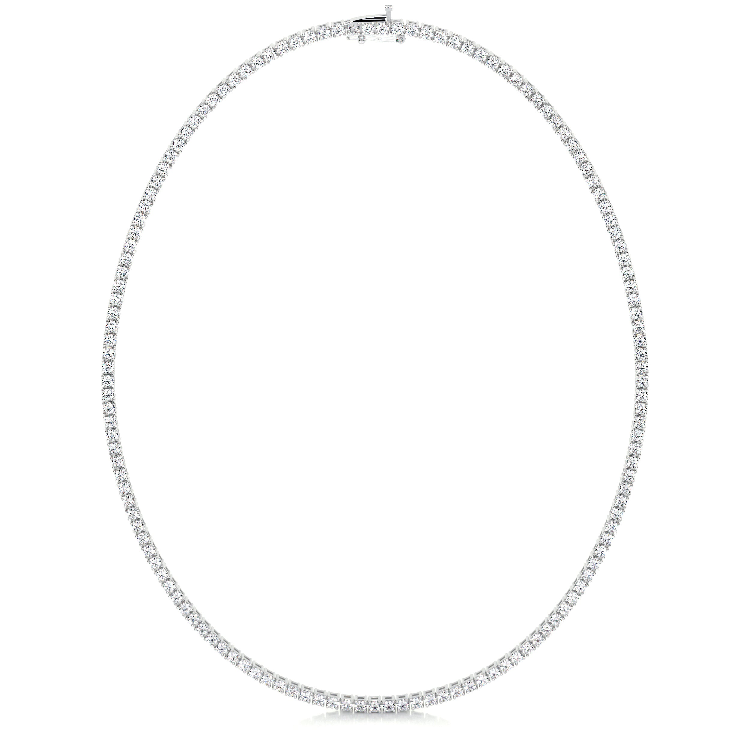 Callie Lab Grown Diamond Tennis Collier   (6.00 Carat) -14K White Gold