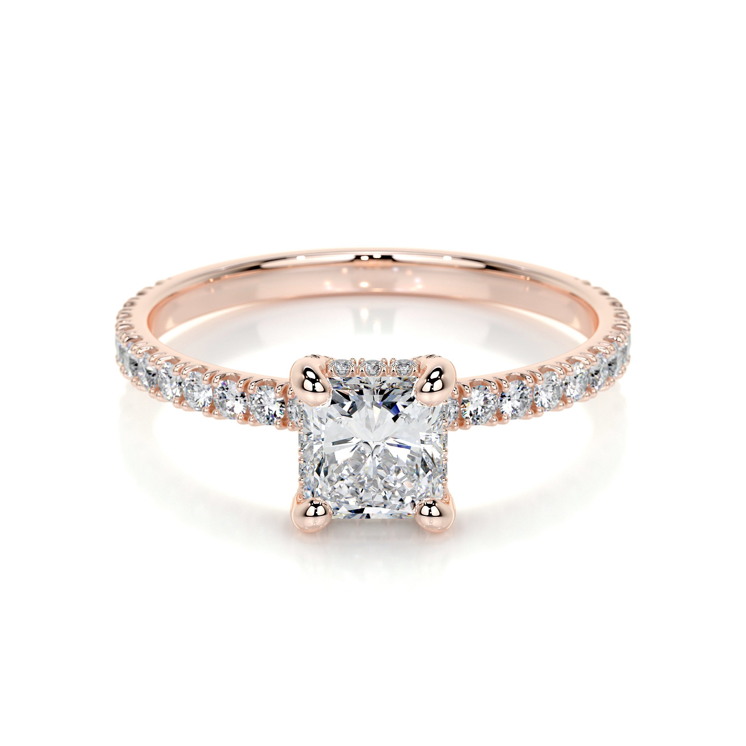Deborah Lab Grown Diamond Ring   (1.50 Carat) -14K Rose Gold