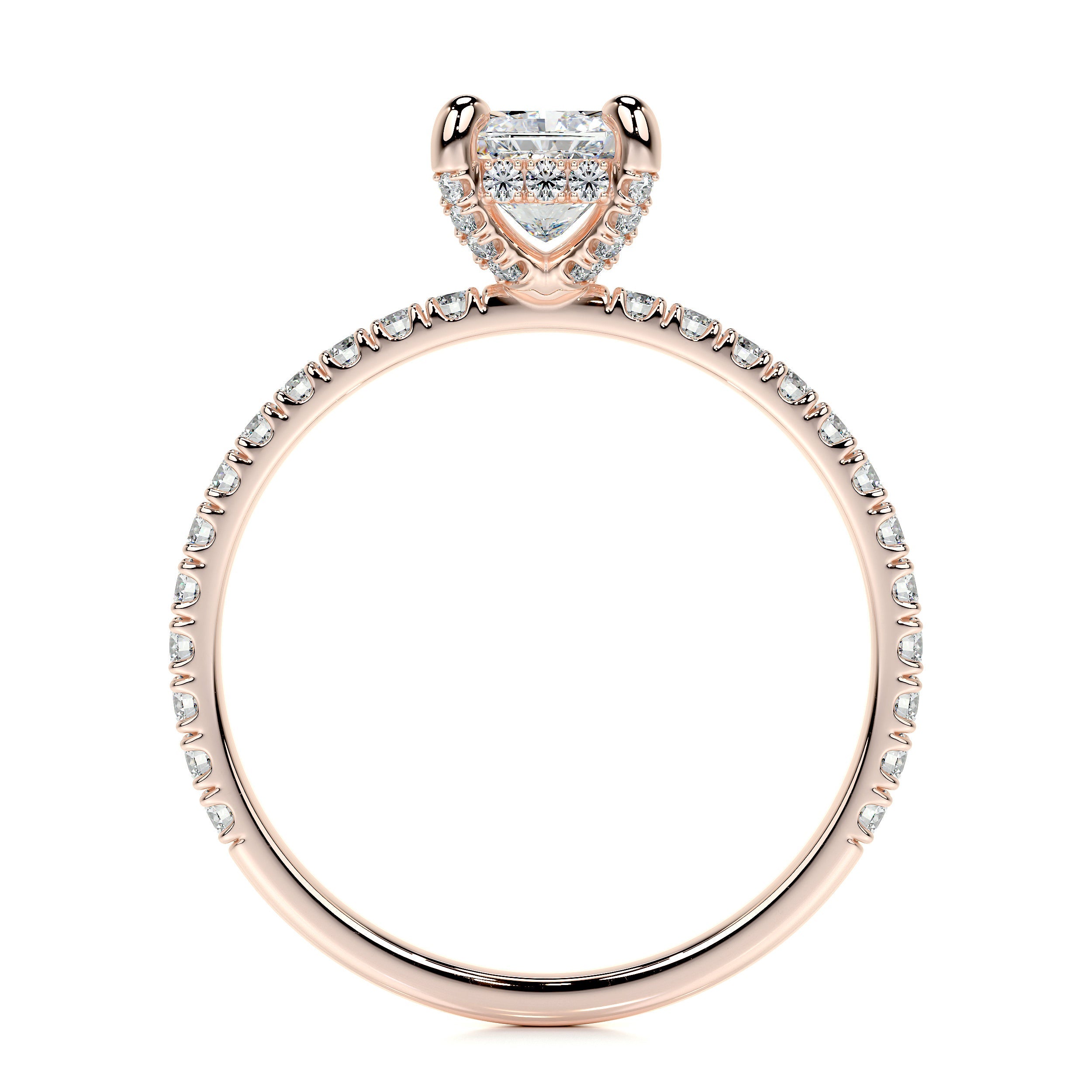 Deborah Lab Grown Diamond Ring   (1.50 Carat) -14K Rose Gold