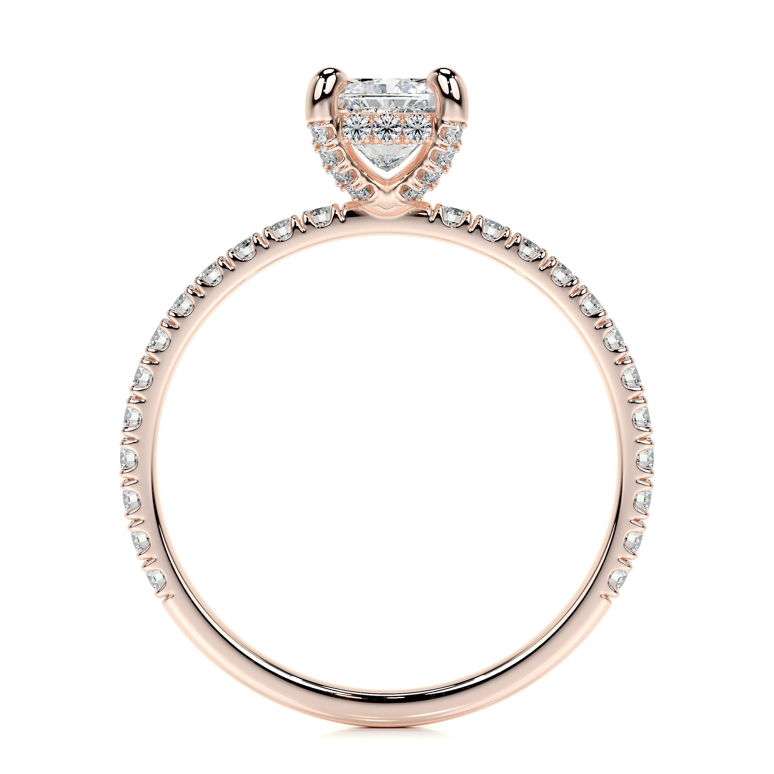 Deborah Lab Grown Diamond Ring (1.50 Carat) -14K Rose Gold