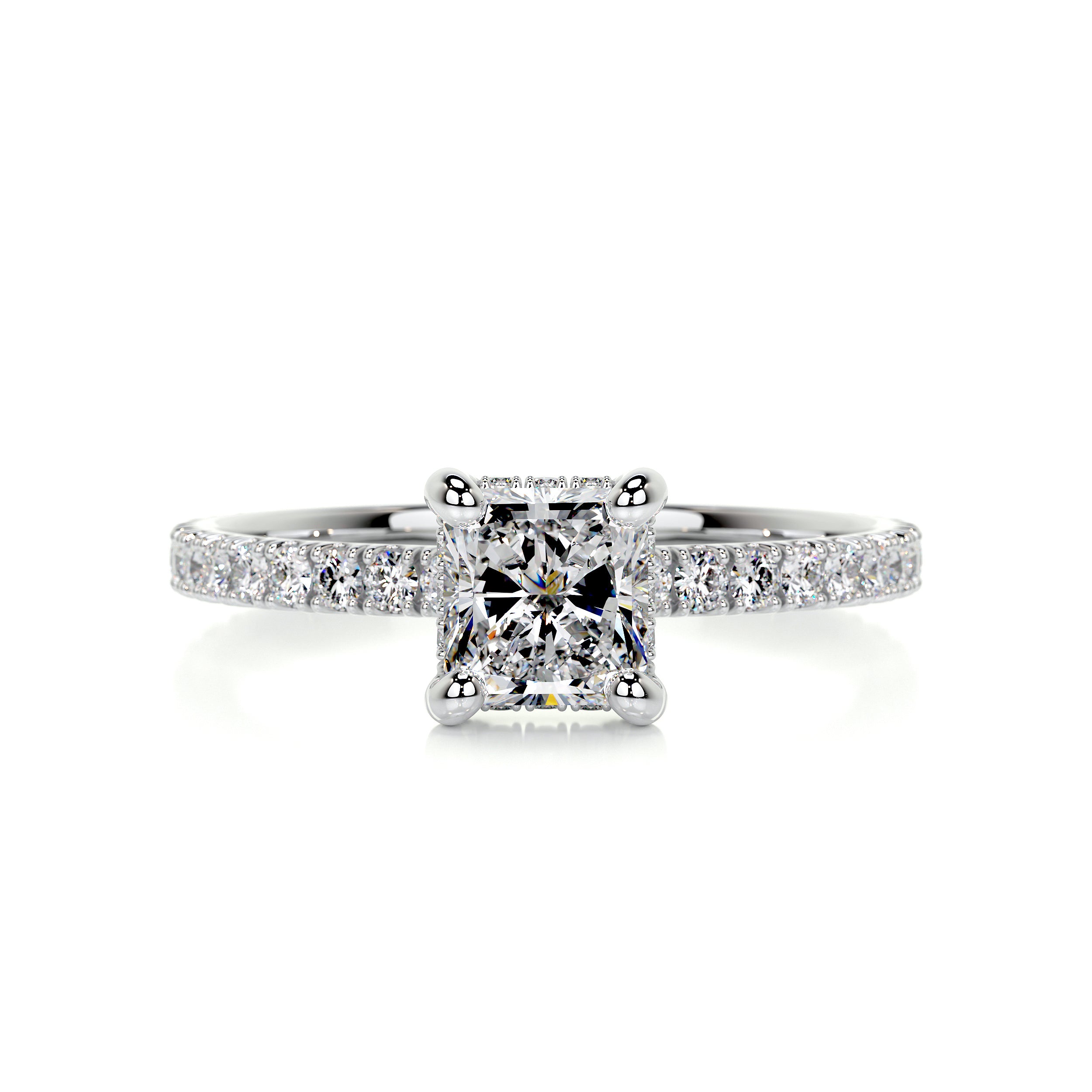 Deborah Diamond Engagement Ring -14K White Gold