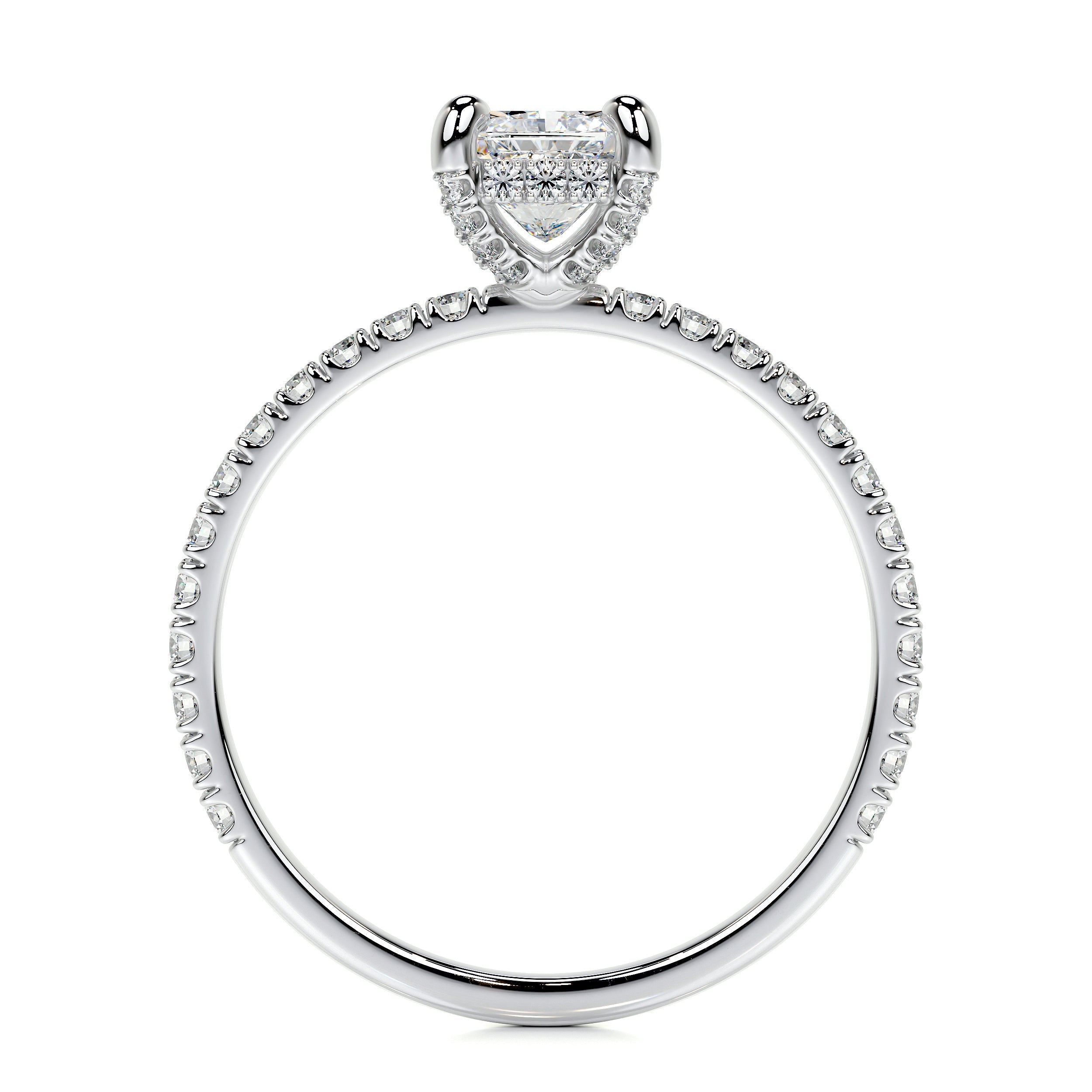 Deborah Lab Grown Diamond Ring (1.50 Carat) -14K White Gold