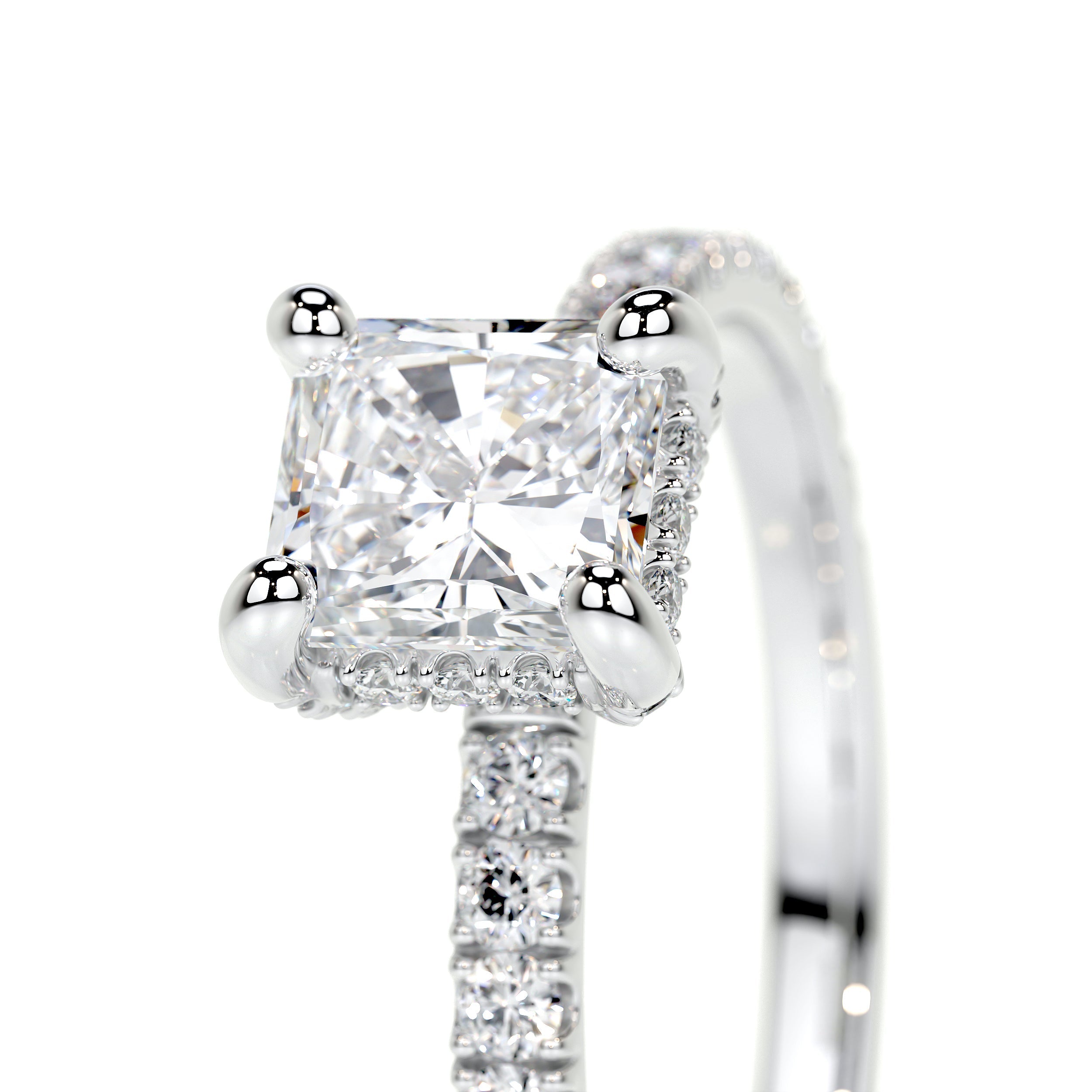 Deborah Lab Grown Diamond Ring   (1.50 Carat) -14K White Gold