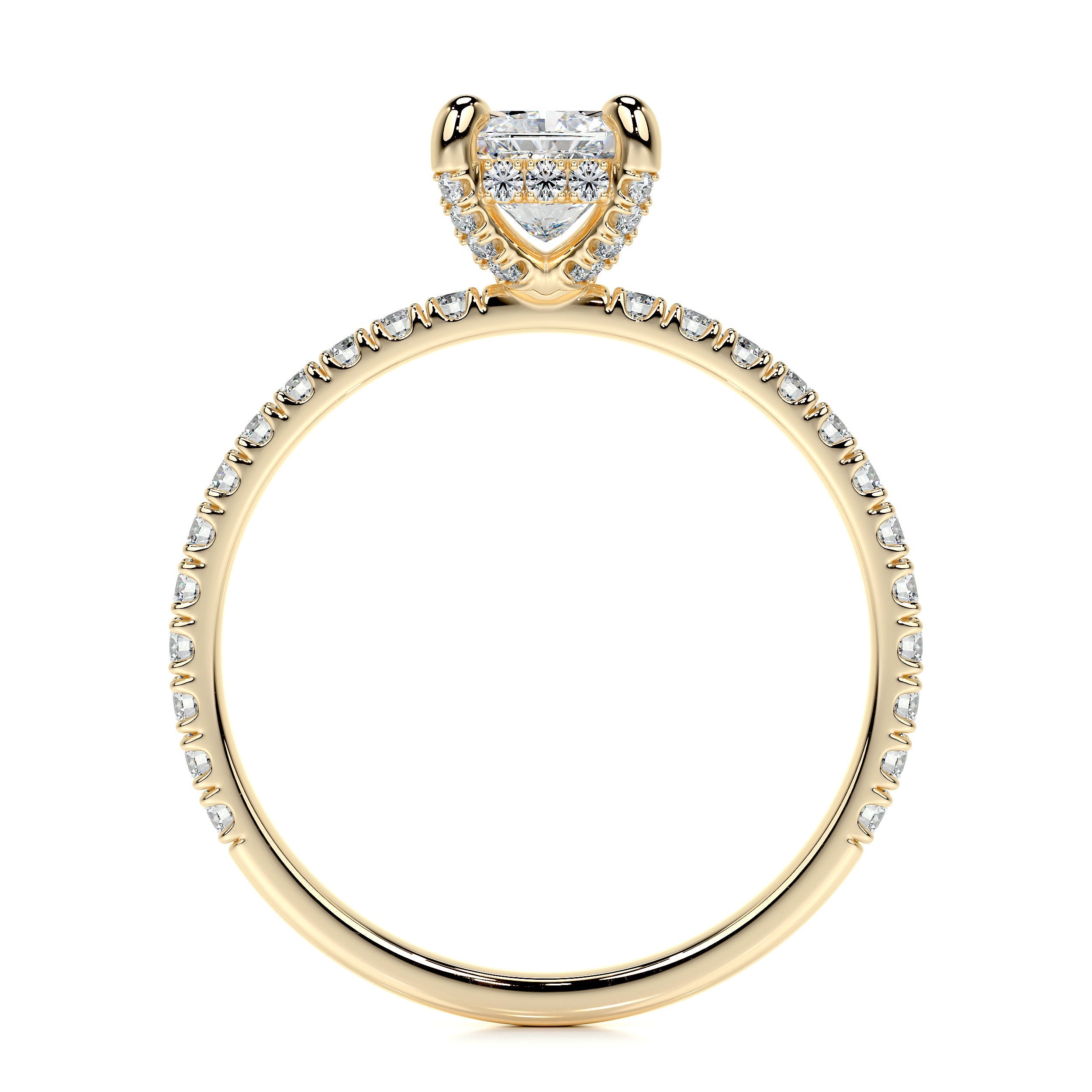 Deborah Lab Grown Diamond Ring   (1.50 Carat) -18K Yellow Gold