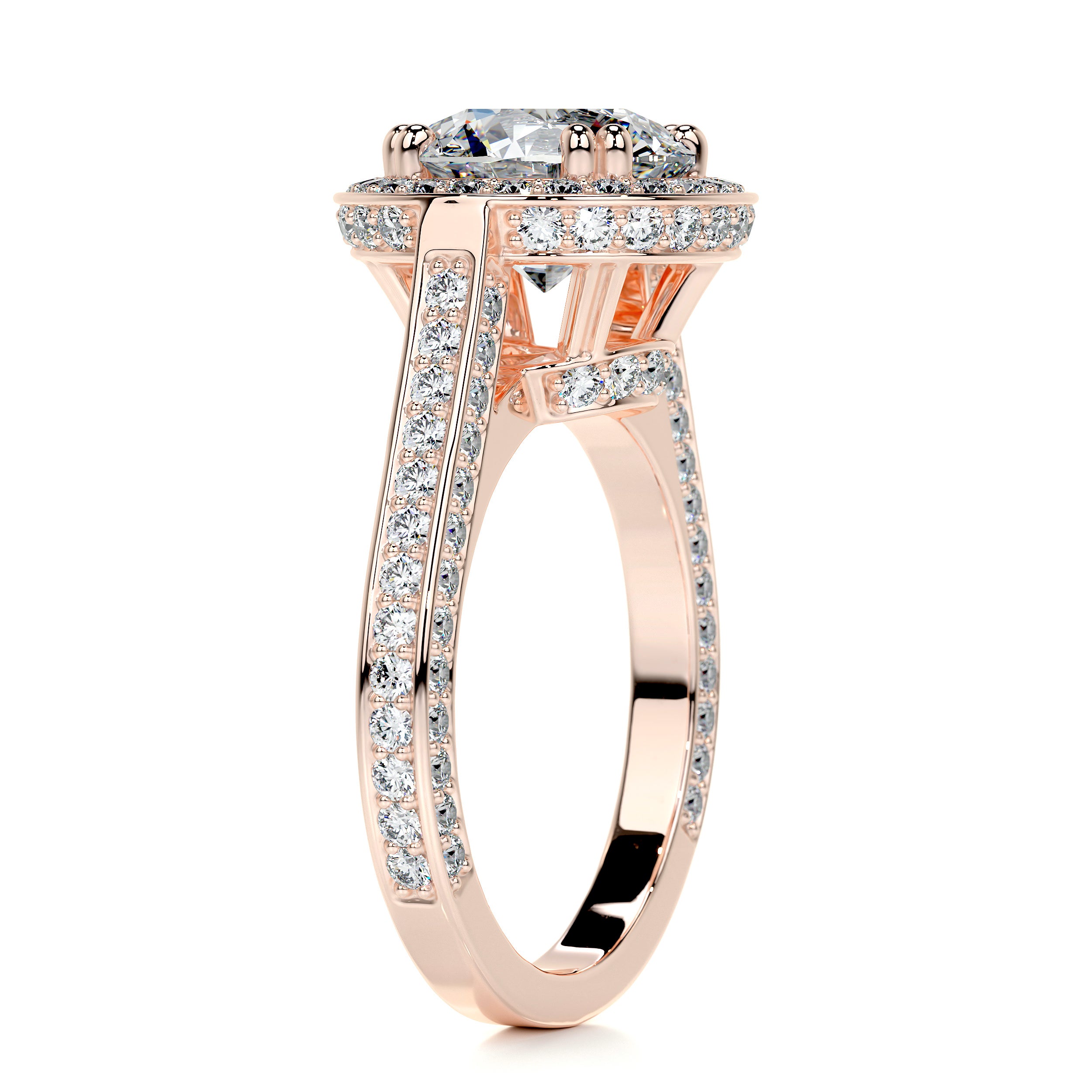 Lynn Diamond Engagement Ring -14K Rose Gold