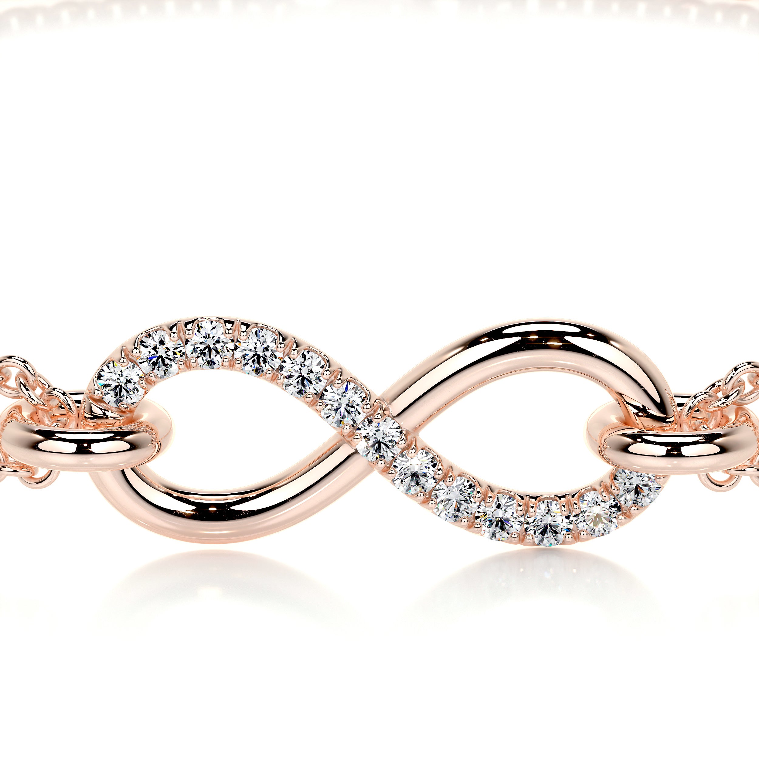 Candice Lab Grown Diamonds Bracelet (0.07 Carat) -14K Rose Gold