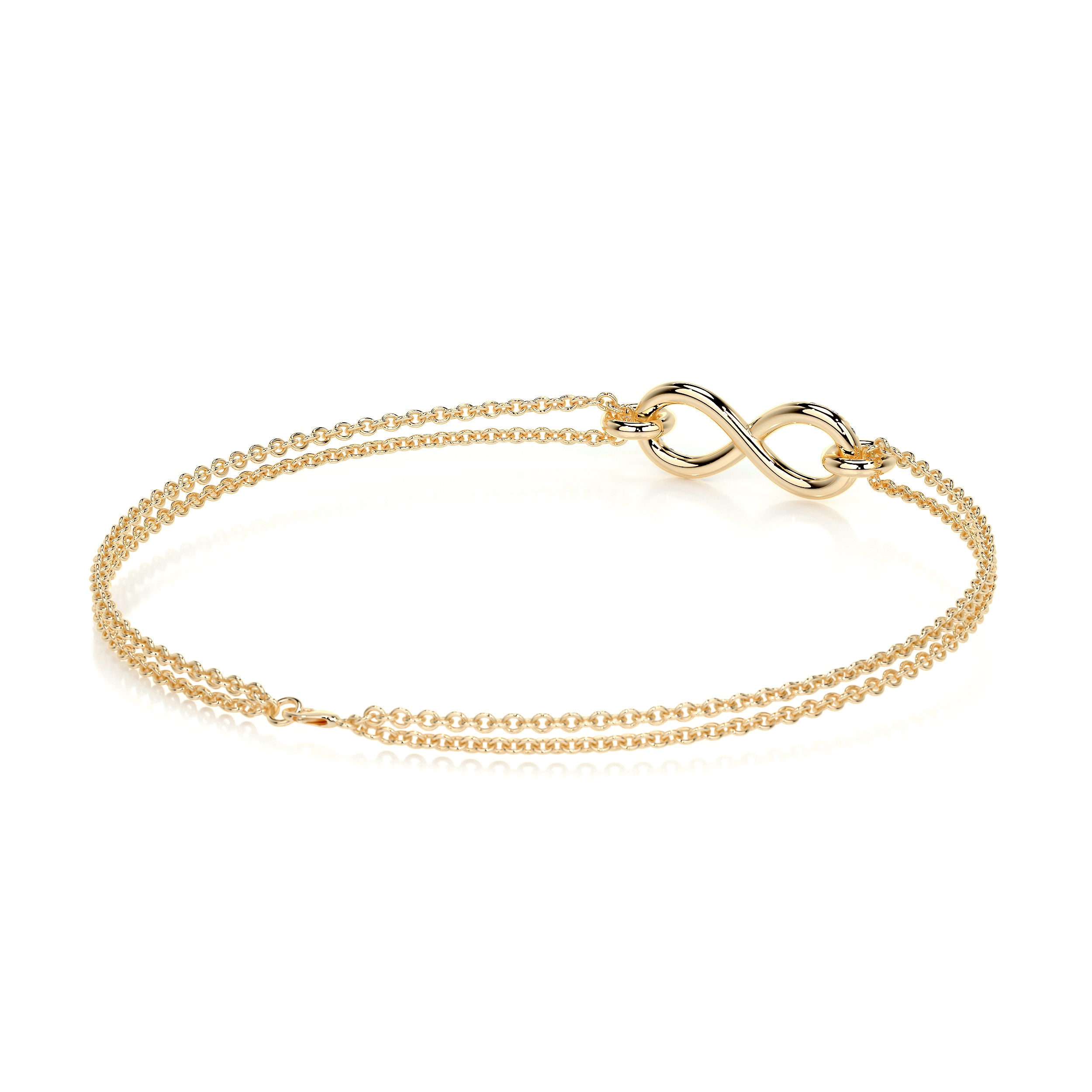 Candice Diamonds Bracelet (0.07 Carat) -18K Yellow Gold