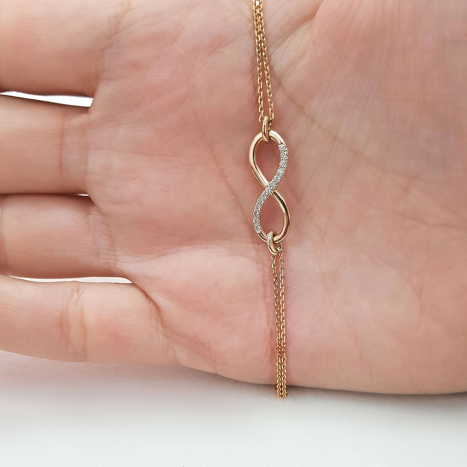 Candice Diamonds Bracelet (0.07 Carat) -18K Yellow Gold
