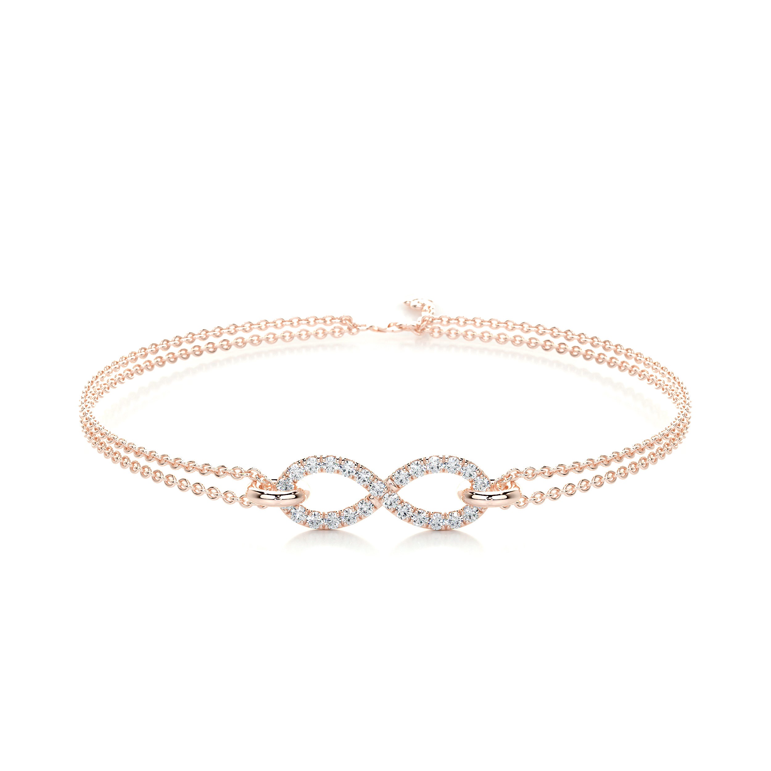 Debbie Diamonds Bracelet (0.25 Carat) -14K Rose Gold