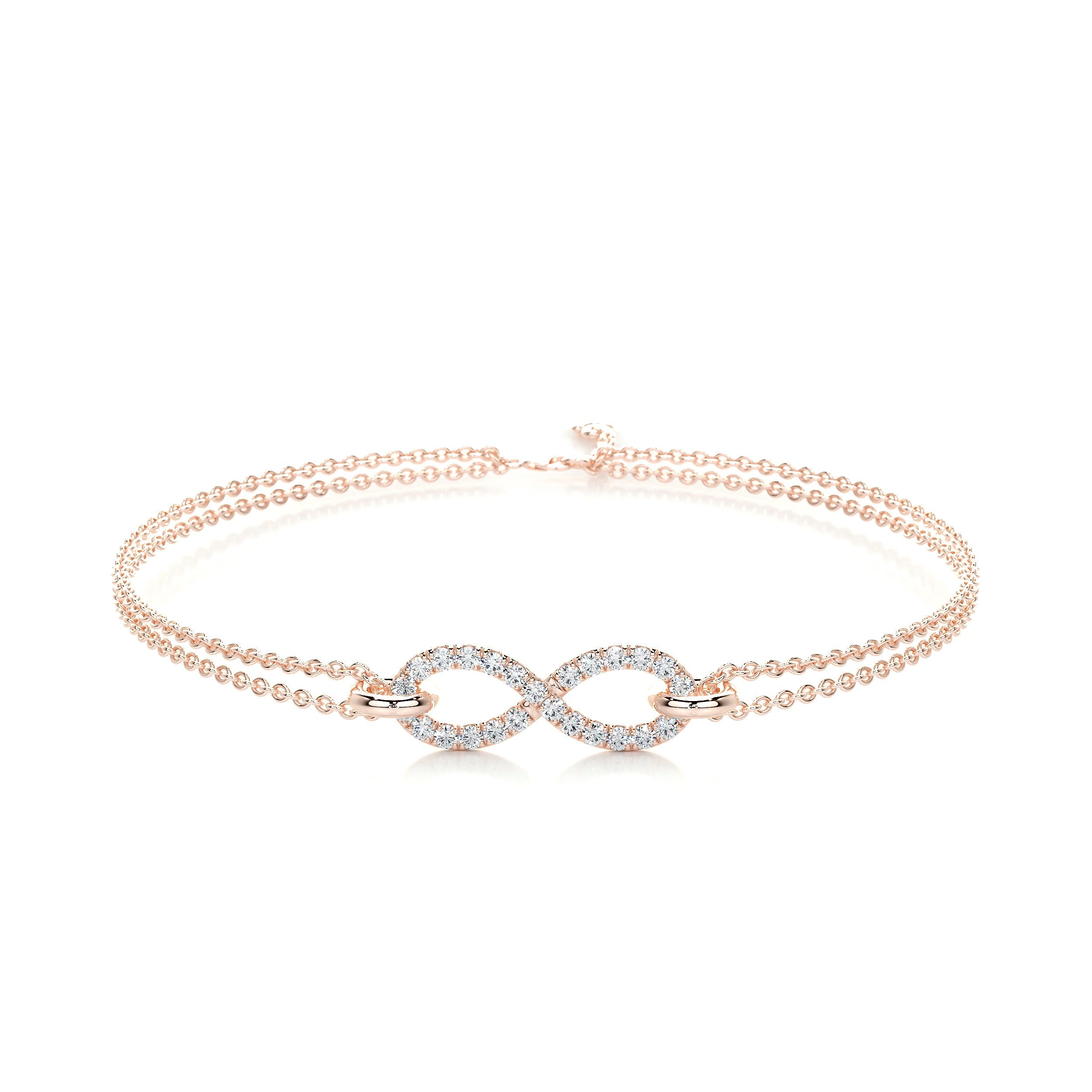 Debbie Lab Grown Diamonds Bracelet (0.25 Carat) -14K Rose Gold