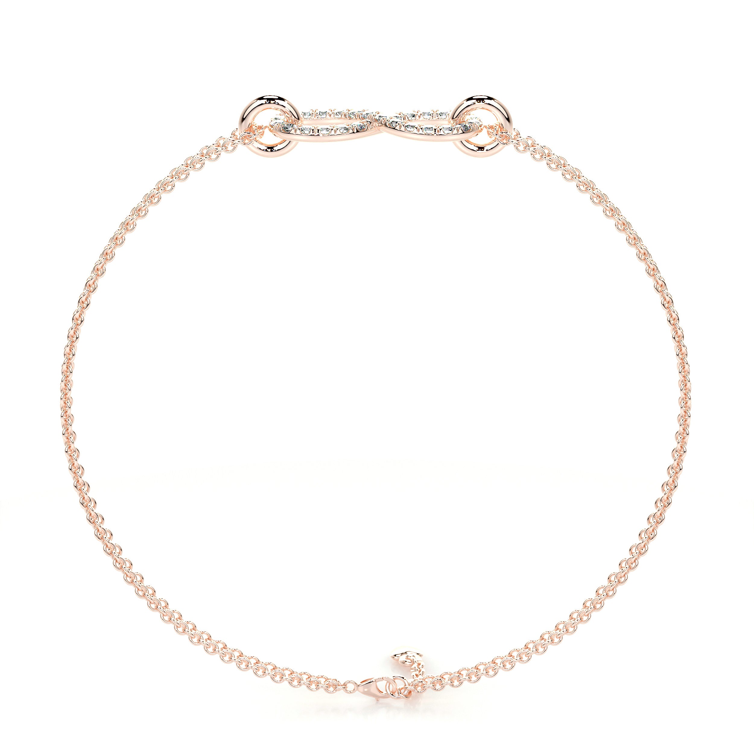 Debbie Diamonds Bracelet (0.25 Carat) -14K Rose Gold