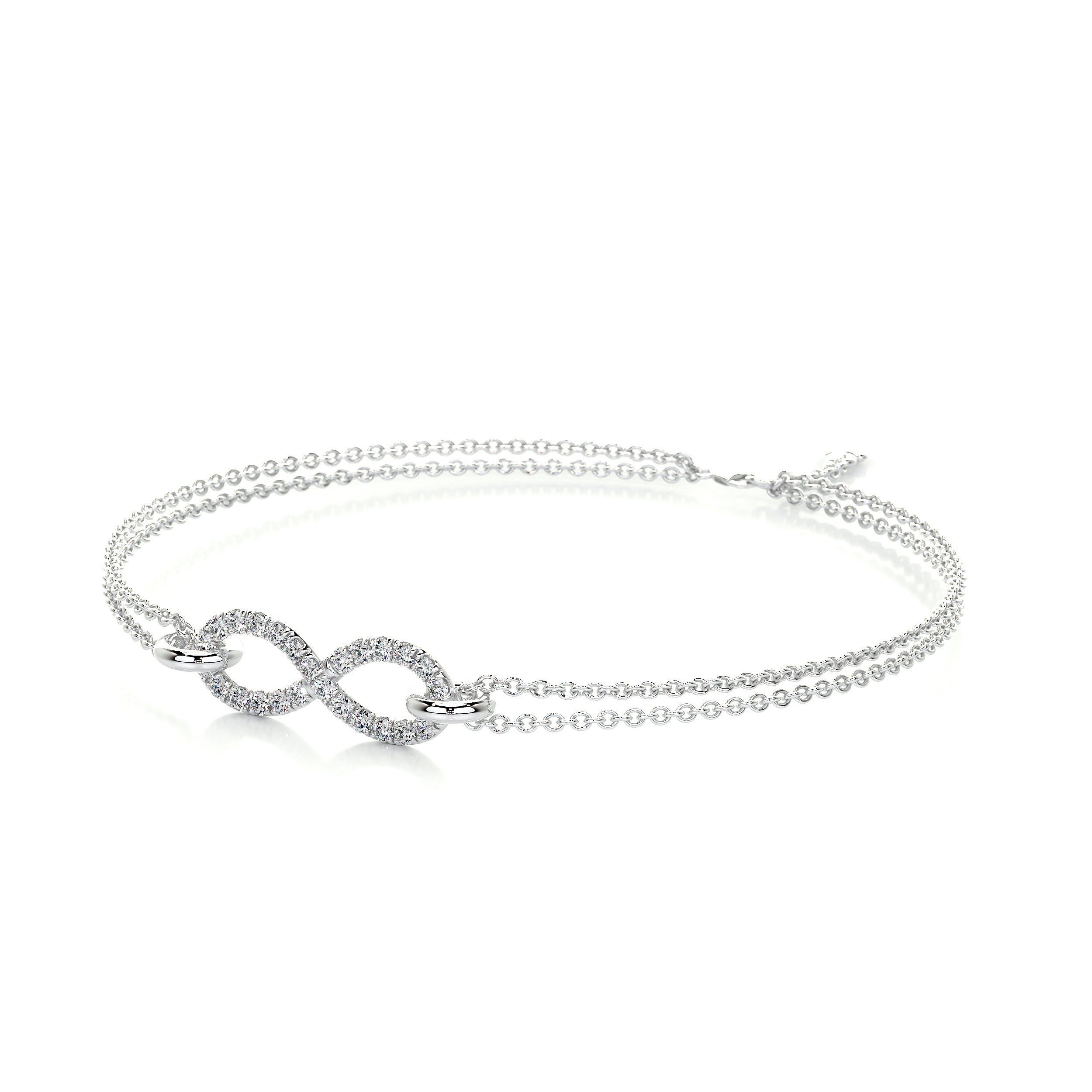 Debbie Diamonds Bracelet   (0.25 Carat) -14K White Gold