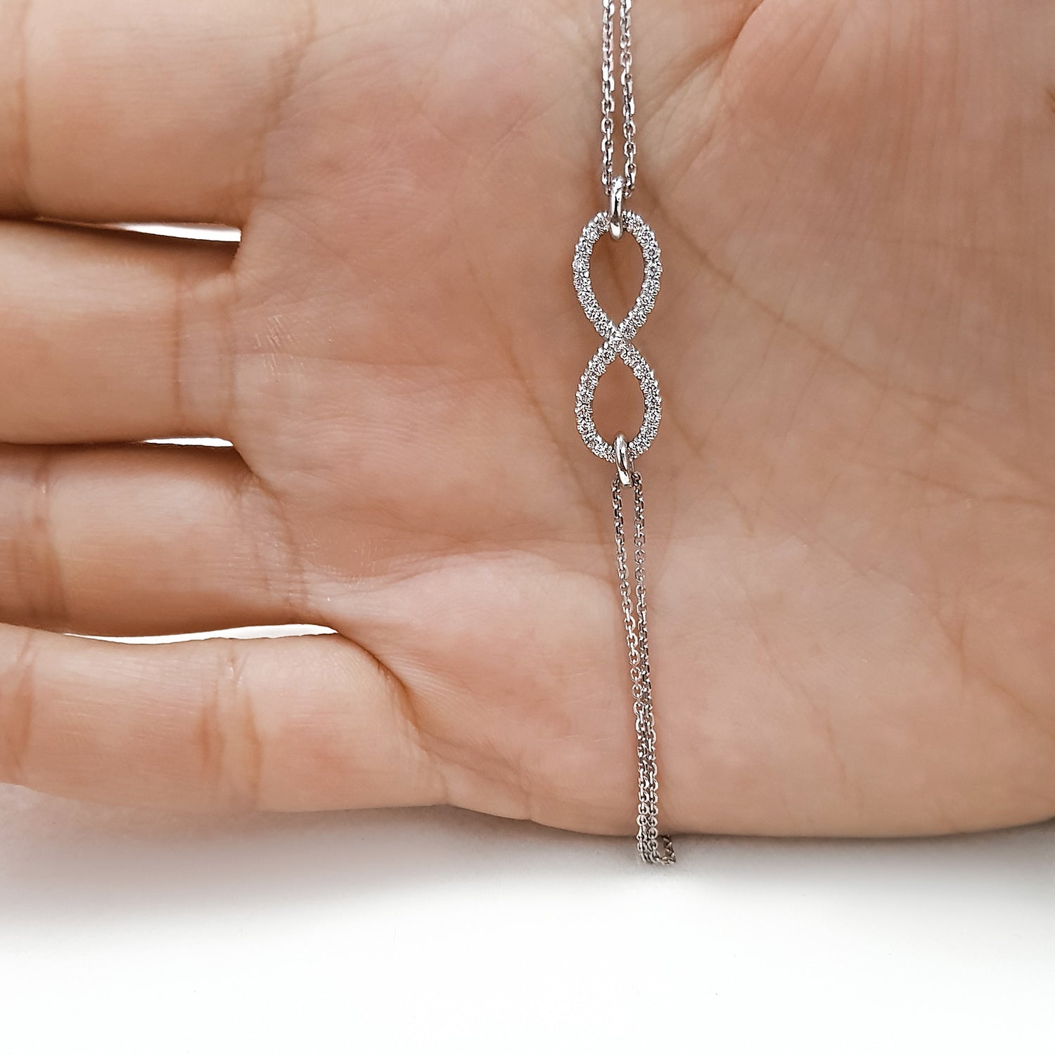 Debbie Lab Grown Diamonds Bracelet (0.25 Carat) -14K White Gold