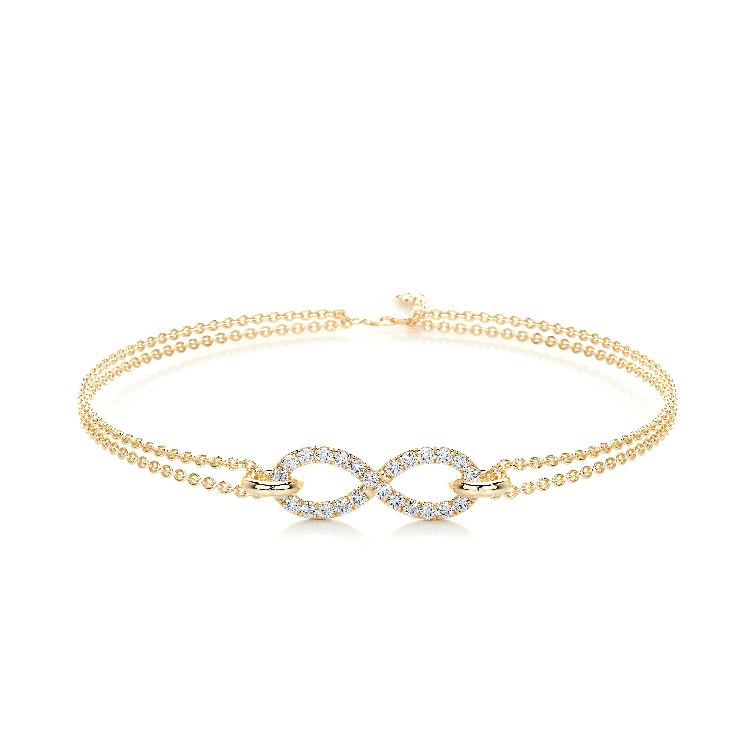 Debbie Diamonds Bracelet (0.25 Carat) -18K Yellow Gold