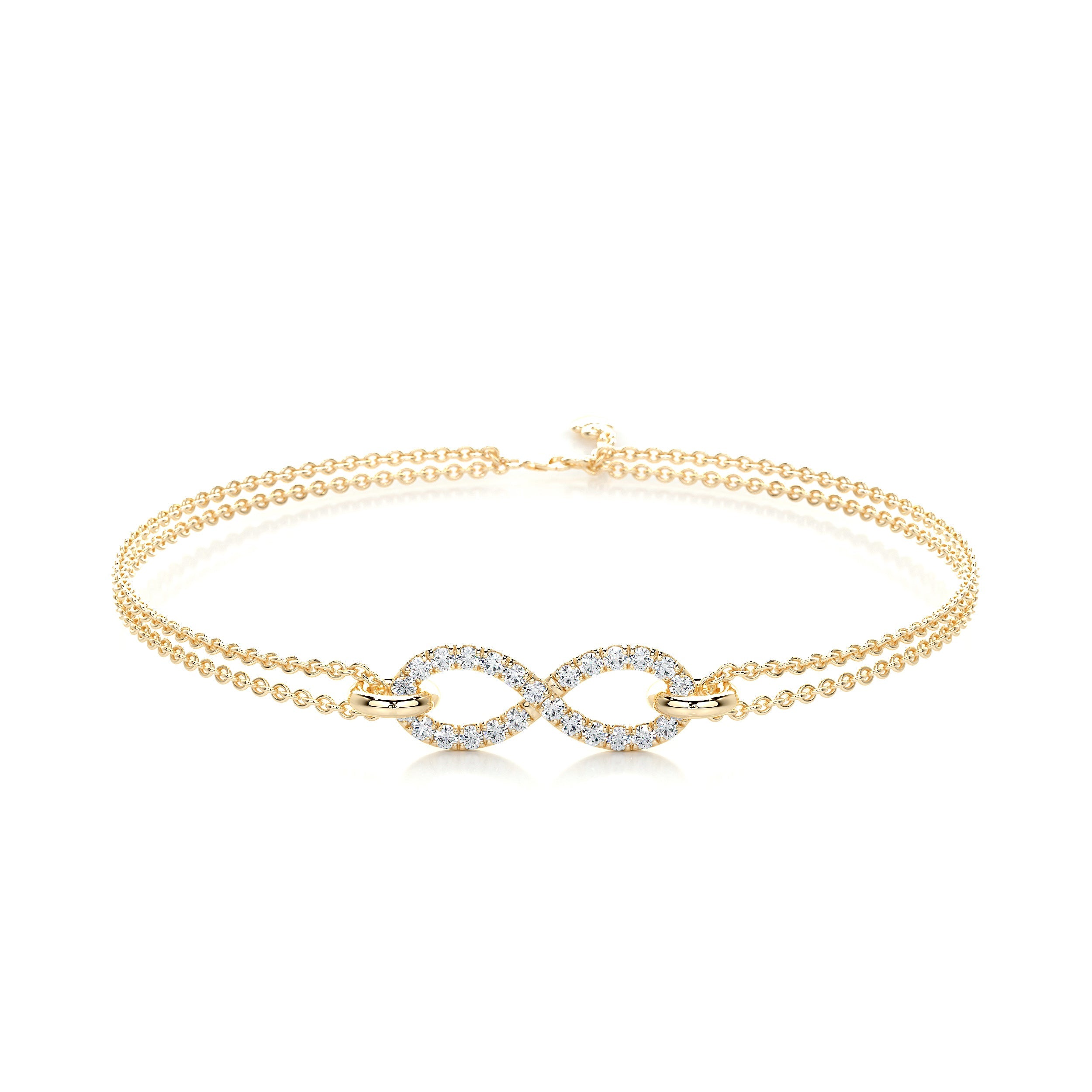Debbie Lab Grown Diamonds Bracelet (0.25 Carat) -18K Yellow Gold